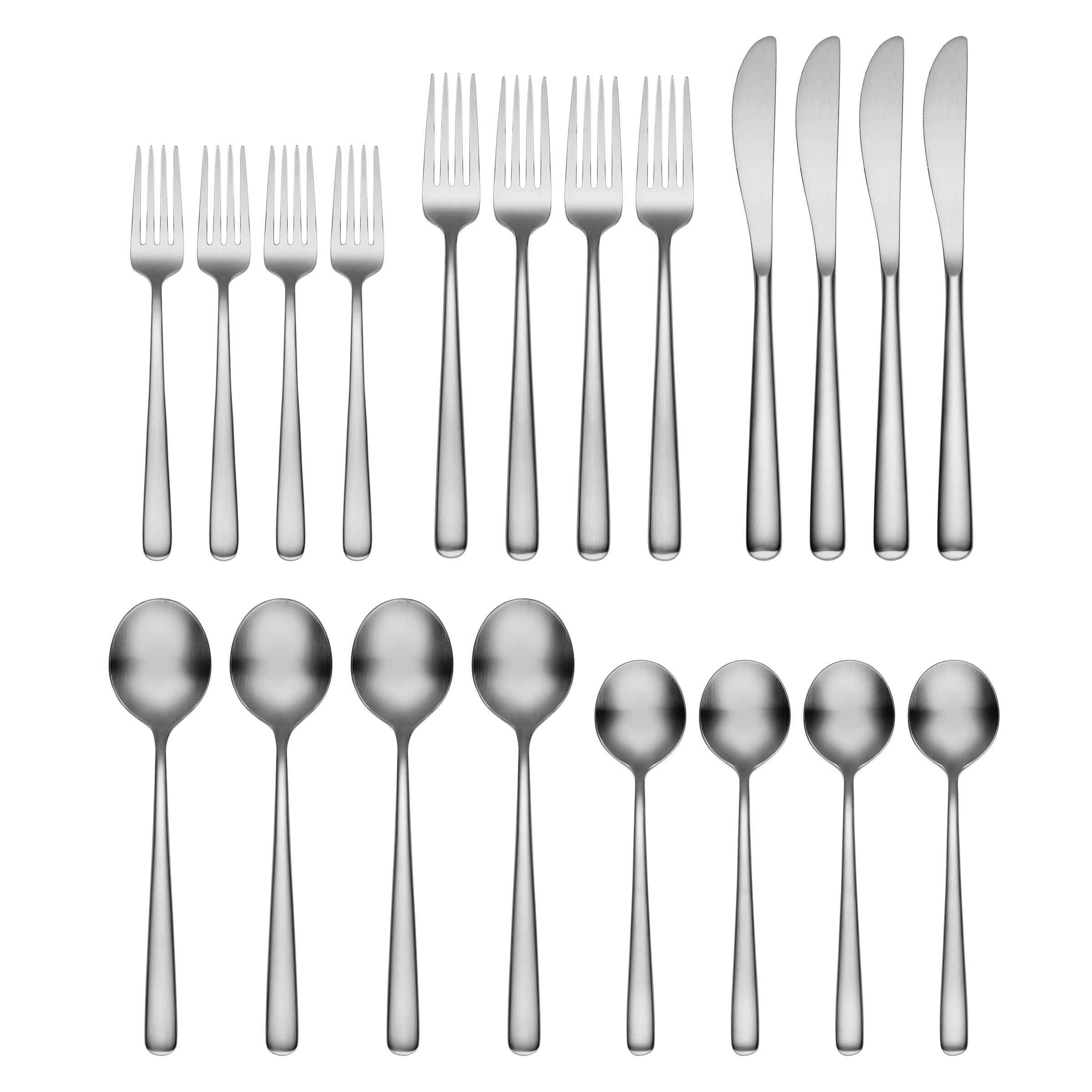 Alternative view of Lorenn Satin 20 Piece Flatware Set