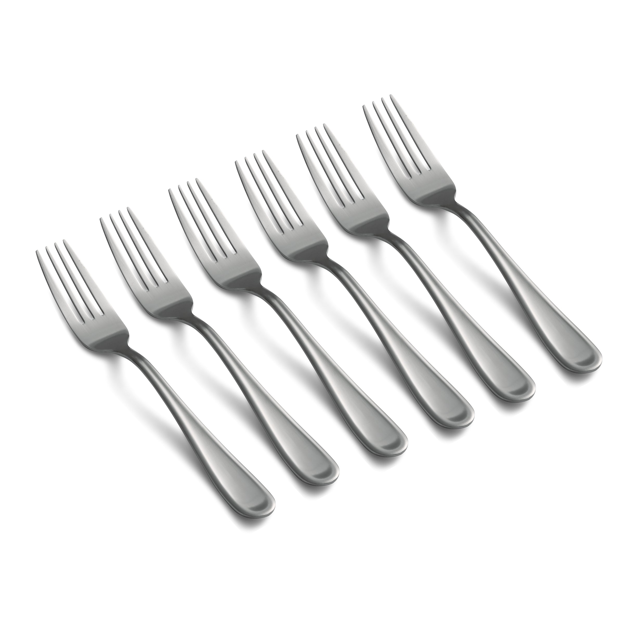 Malibu Satin Dinner Fork   Set of 6