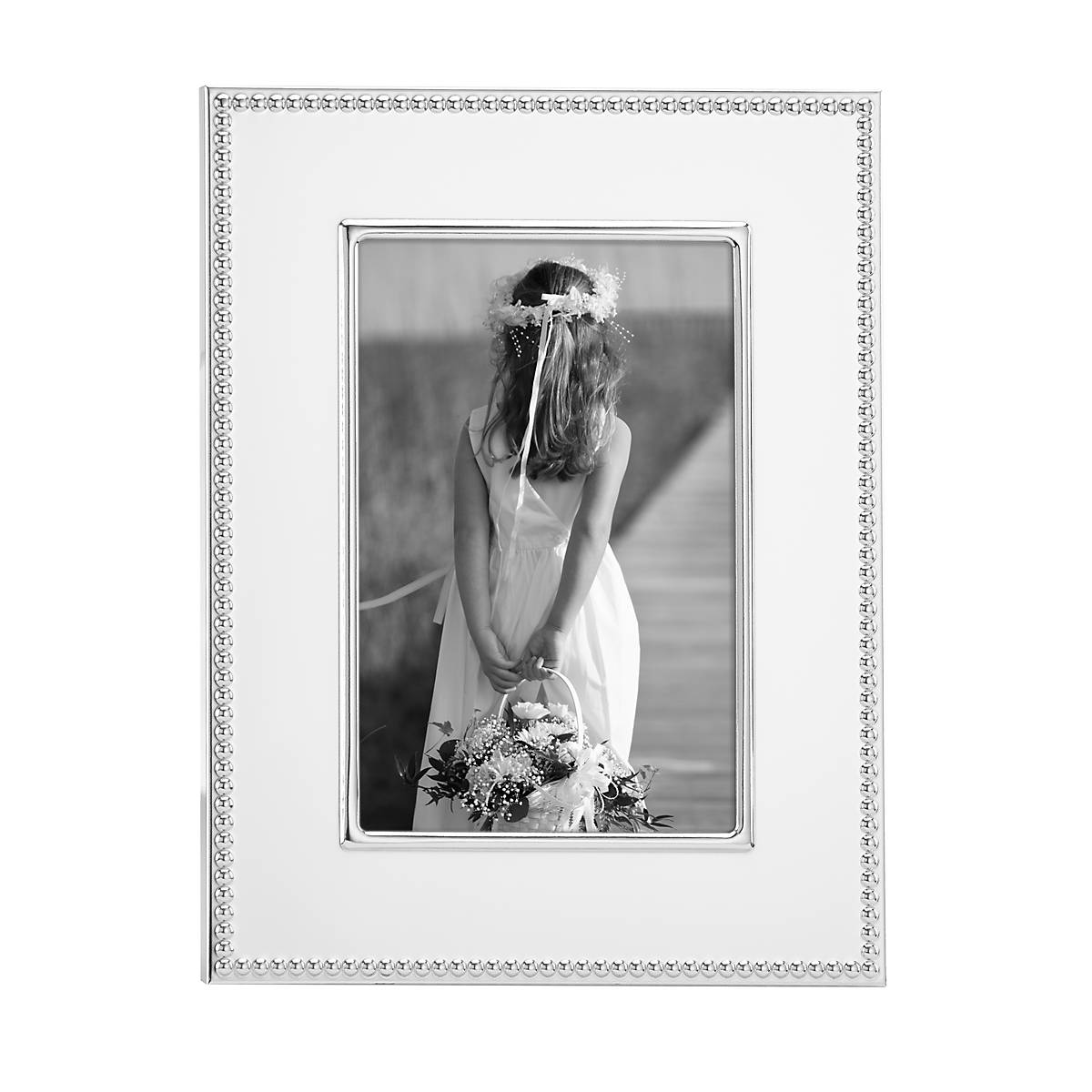 Alternative view of Lyndon Silverplate 4" x 6" Photo Frame