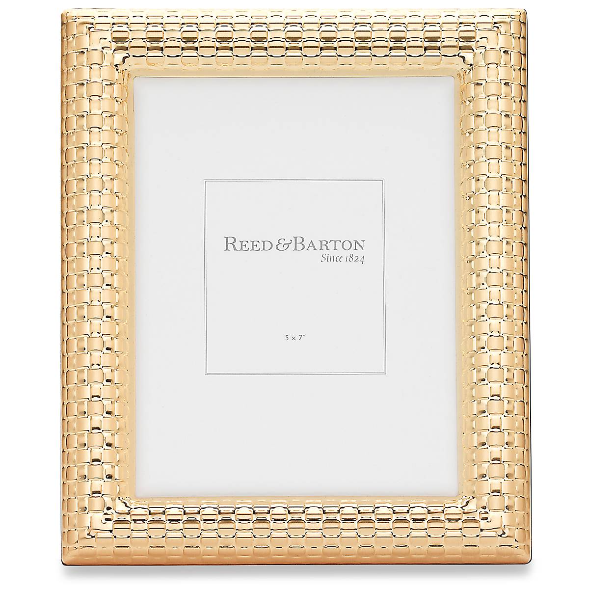 Watchband Satin Gold 5" x 7" Photo Frame