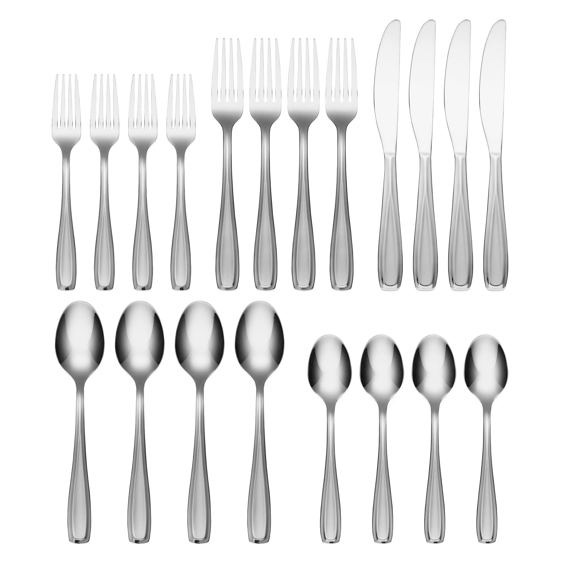 Alternative view of Waylen Sand 20 Piece Flatware Set