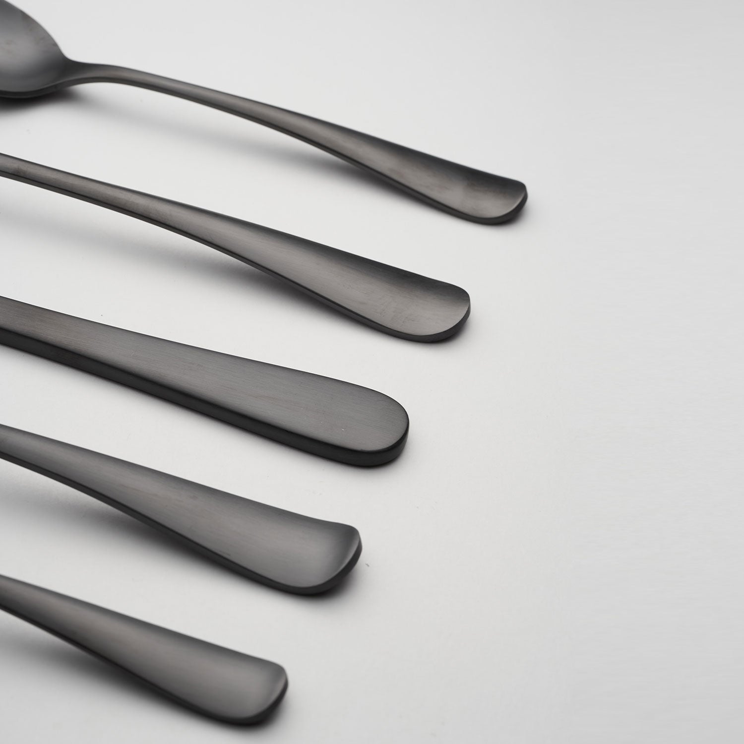 Alternative view of Rhiannon Black Satin 20 Piece Flatware Set