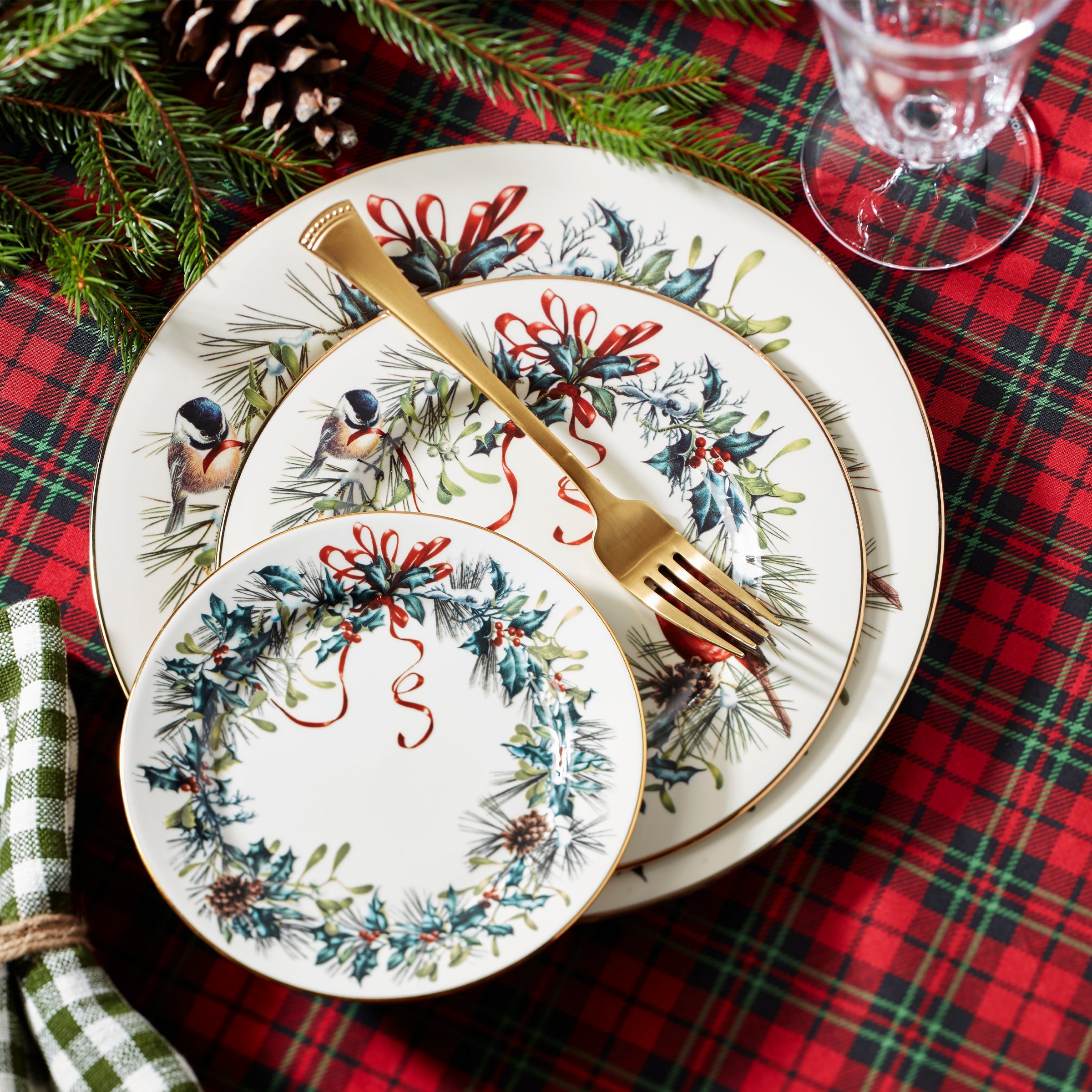 Winter Greetings Salad Plate - Image 5