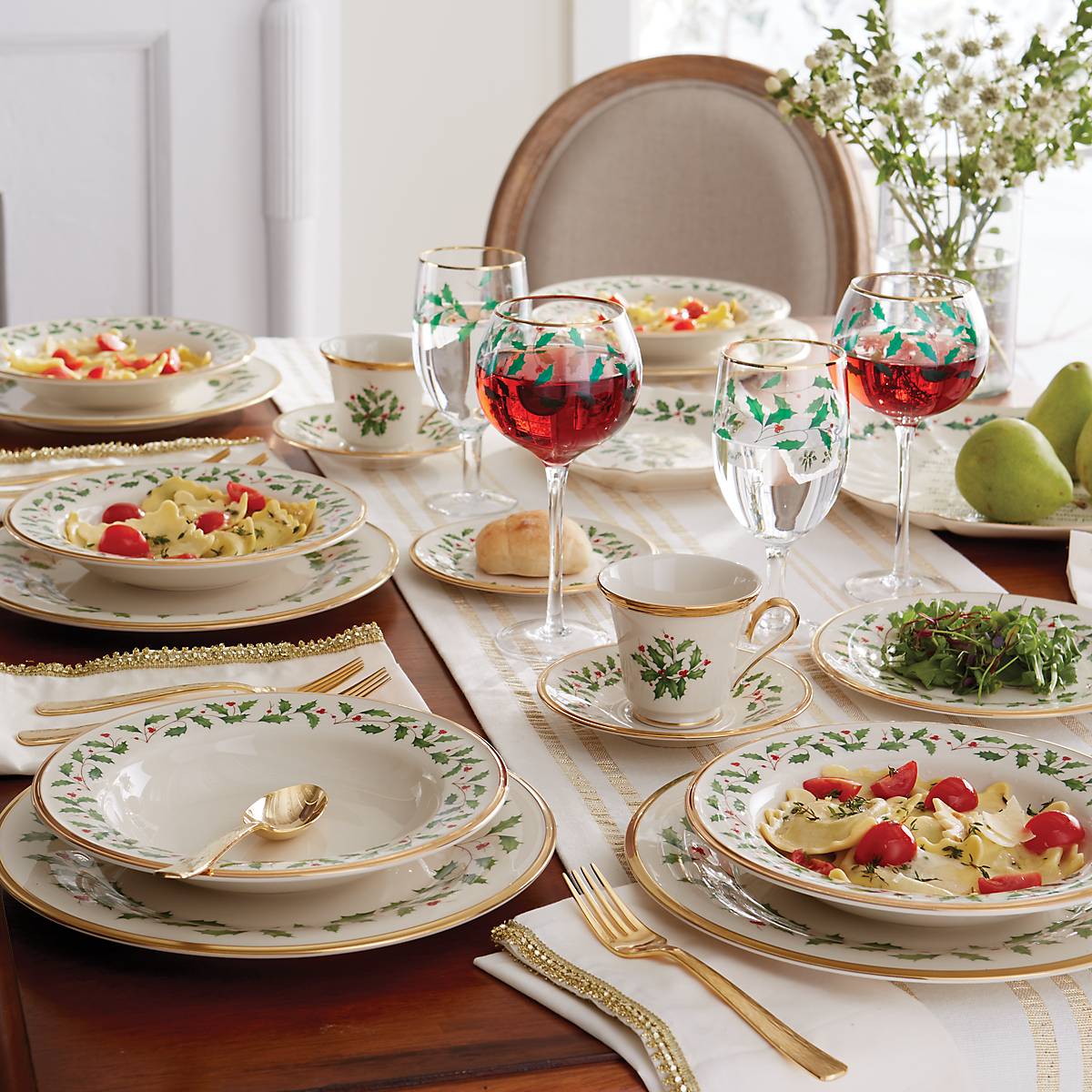 Holiday 12 Piece Plate & Mug Dinnerware Set - Image 6