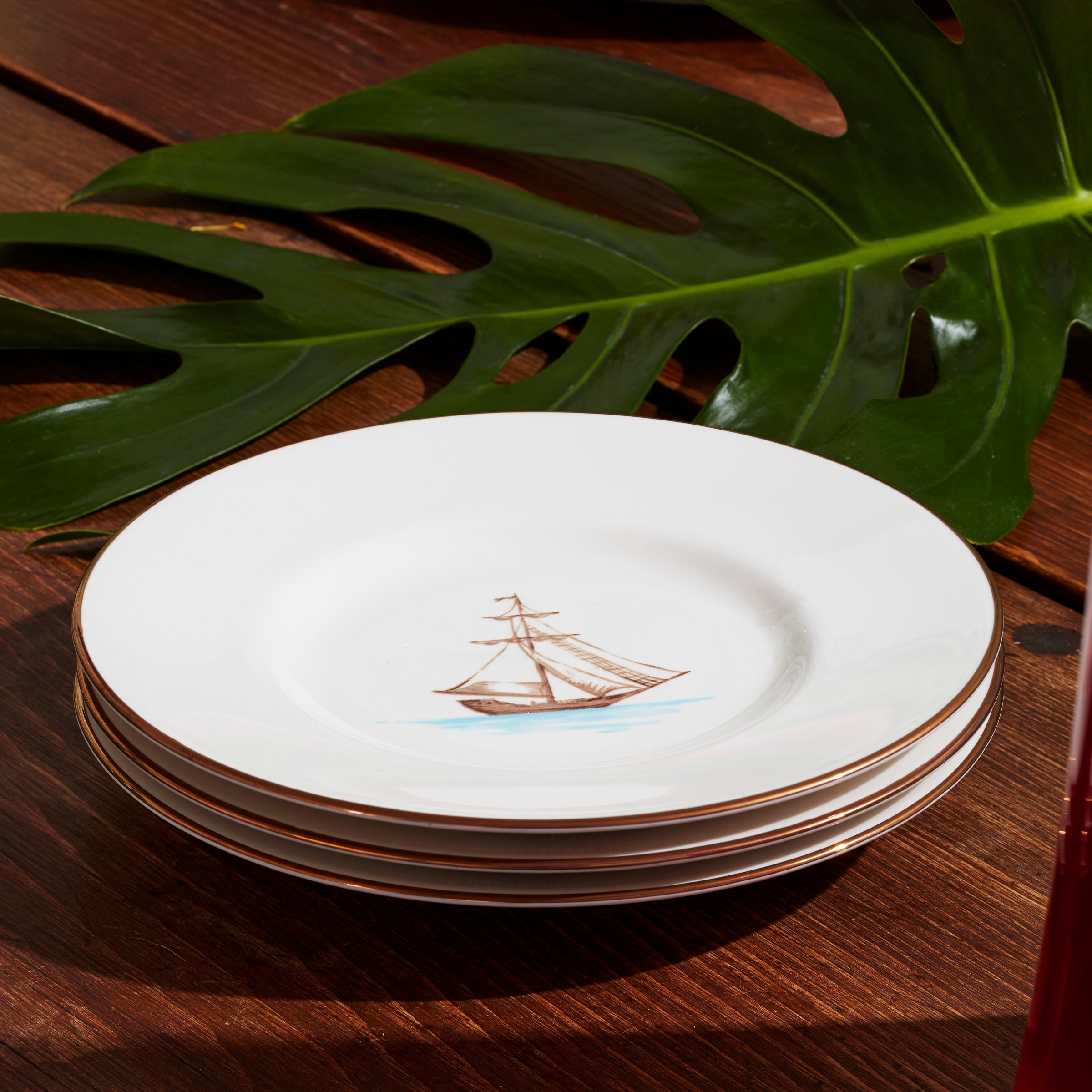 Alternative view of British Colonial Tradewind Dessert Plate