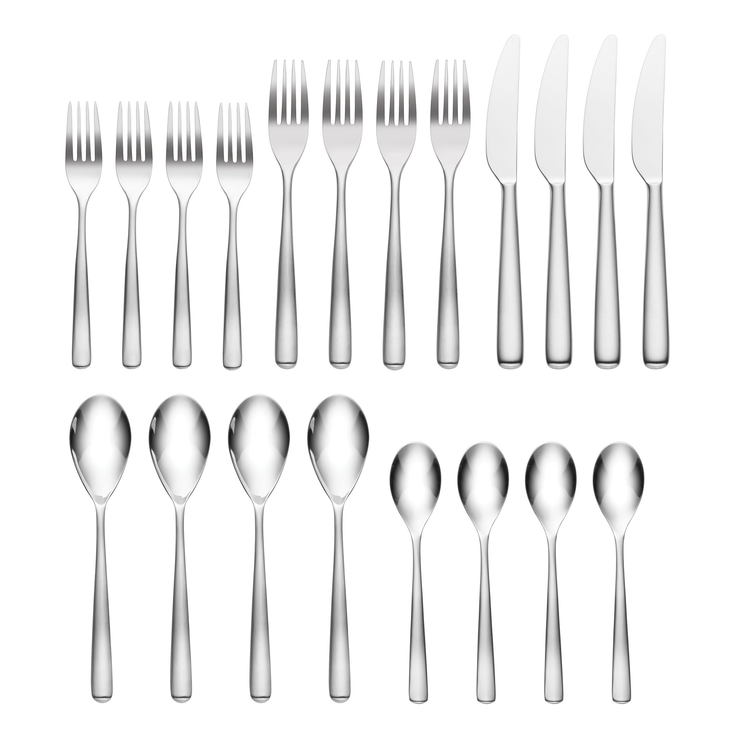 Alternative view of Ella Satin Fade 20 Piece Flatware Set