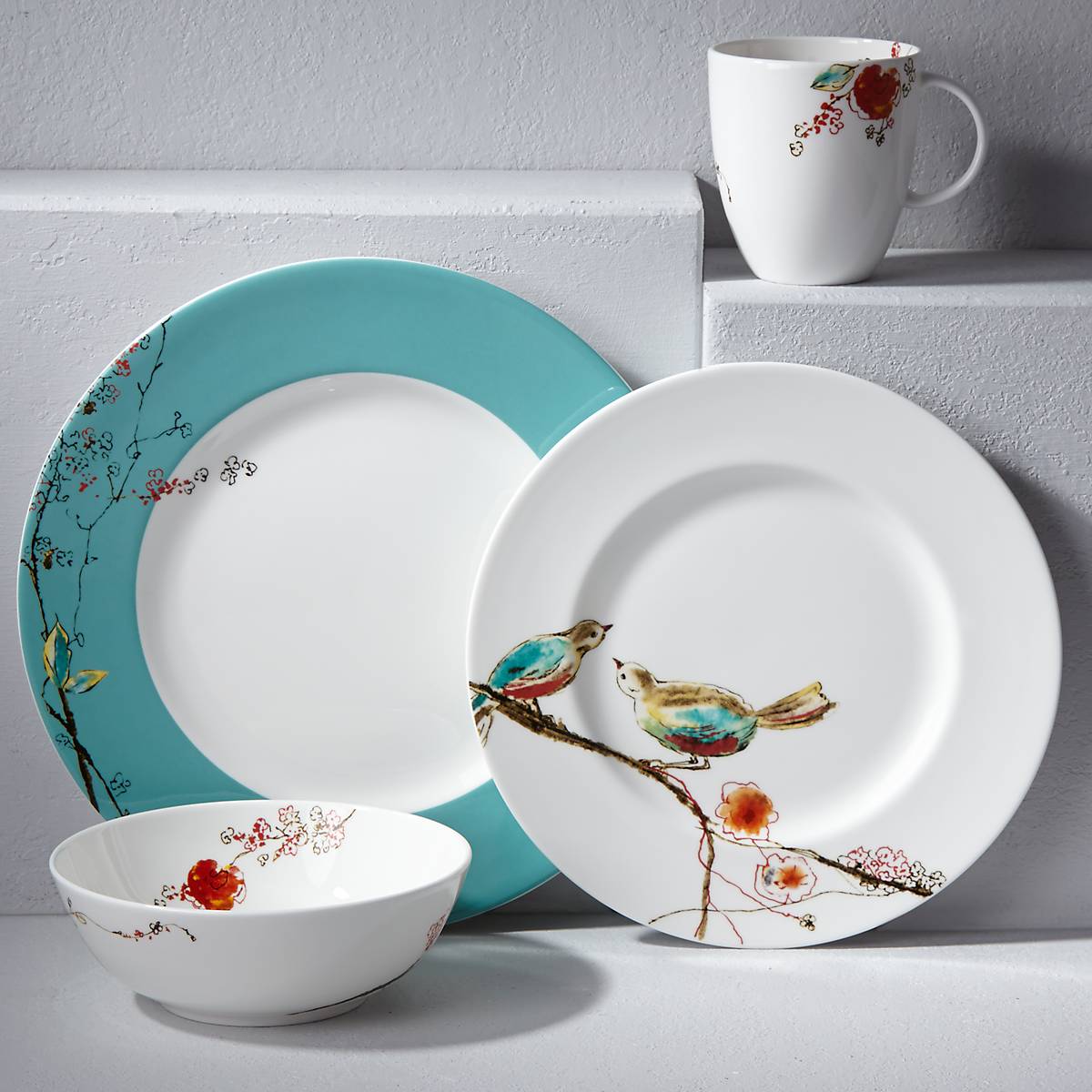 Alternative view of Chirp 4 Piece Place Setting