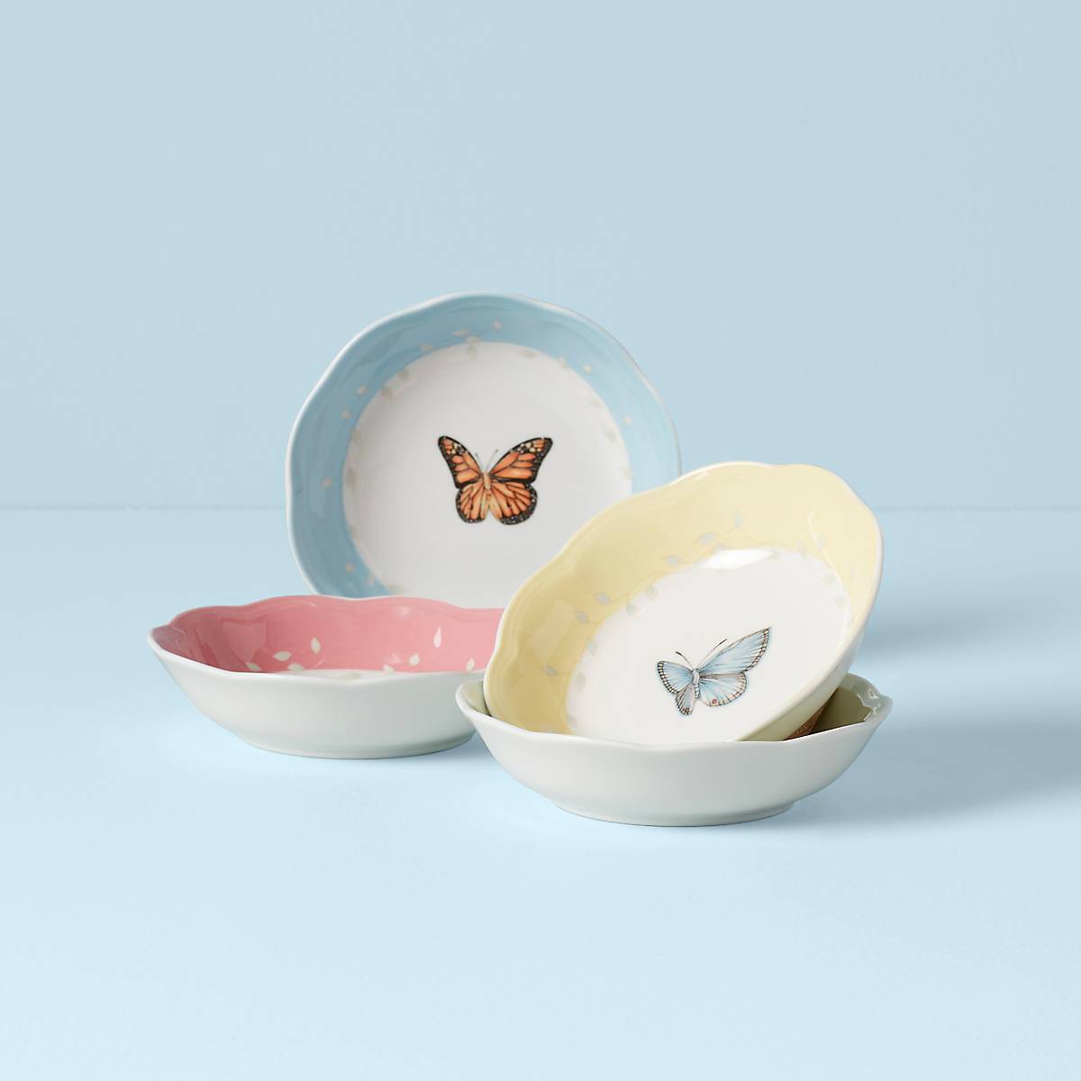 Butterfly Meadow Fruit Bowls   Set 4