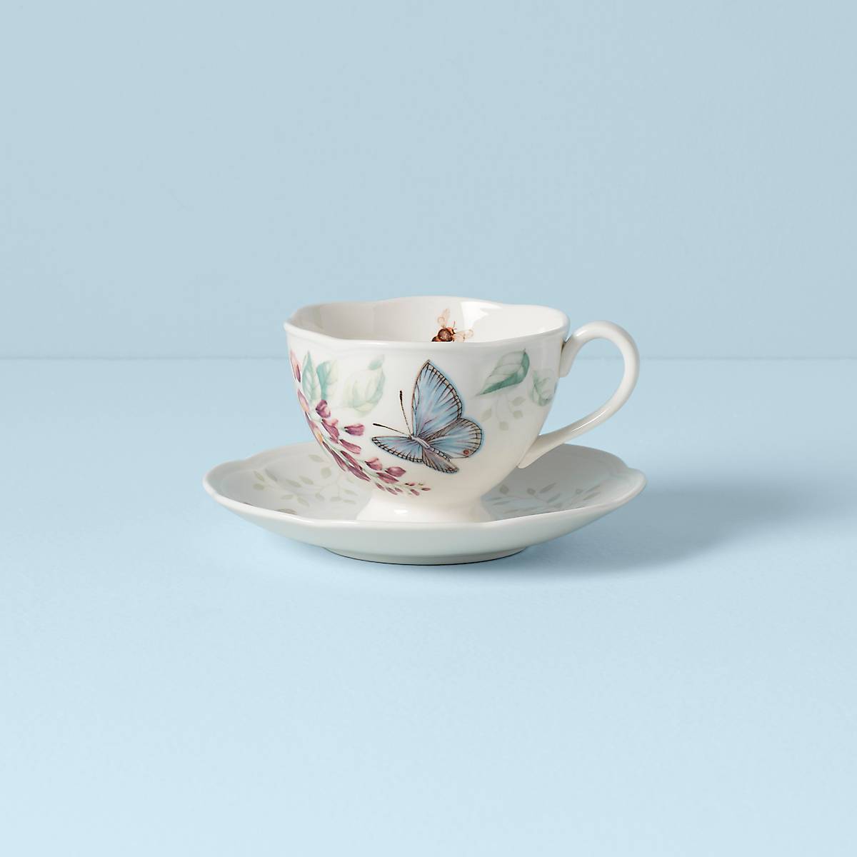 Butterfly Meadow Blue Cup & Saucer
