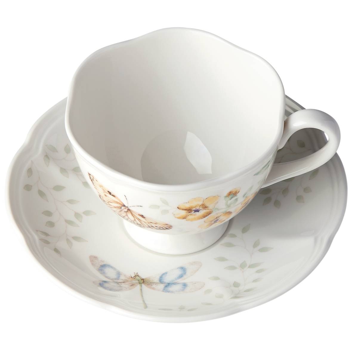 Alternative view of Butterfly Meadow Fritillary Cup & Saucer