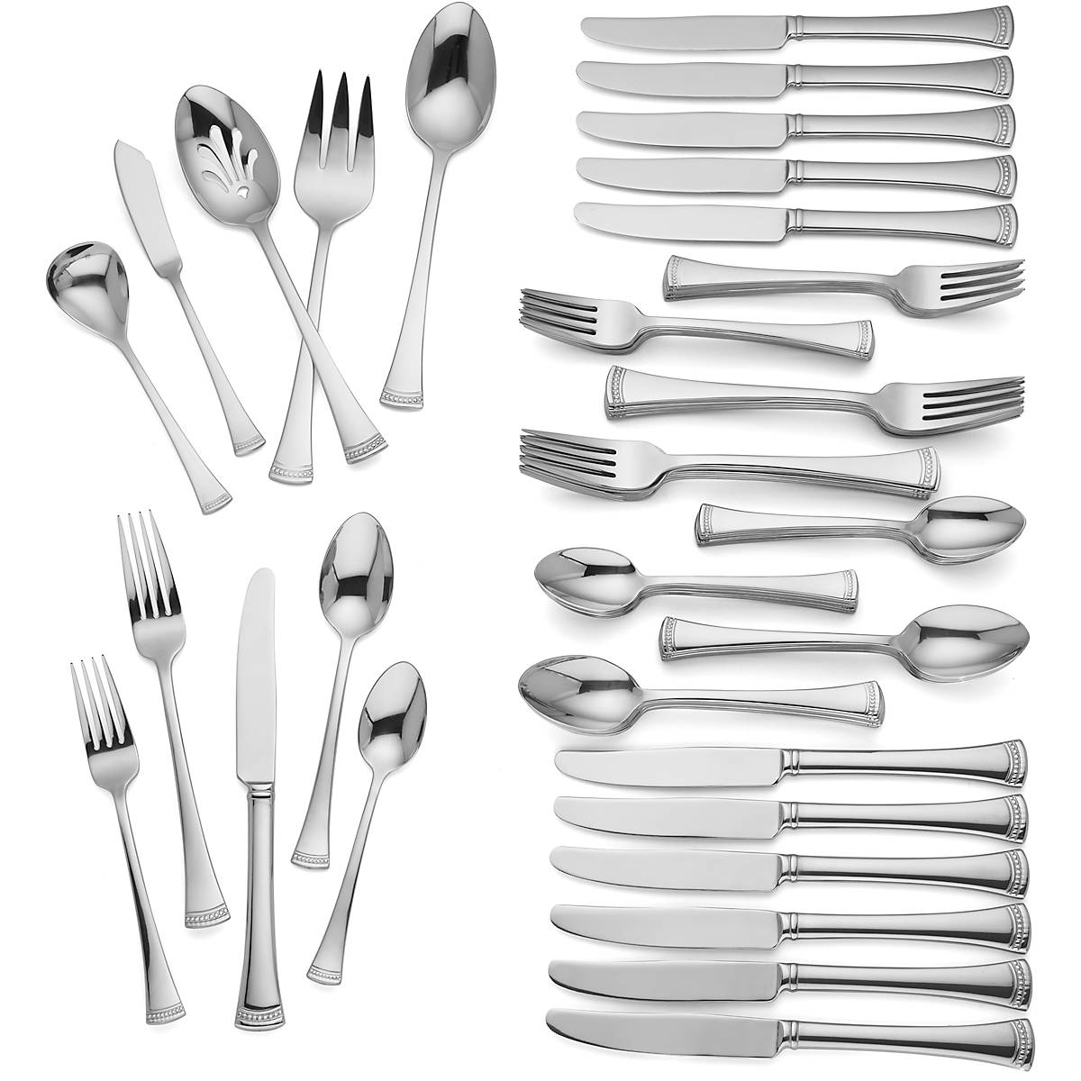 Alternative view of Portola 65 Piece Flatware Set