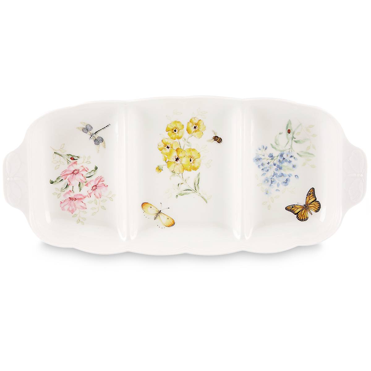 Alternative view of Butterfly Meadow Divided Serving Dish