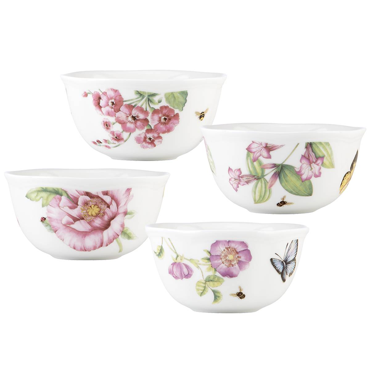 Alternative view of Butterfly Meadow Bloom 4 Piece Bowl Set