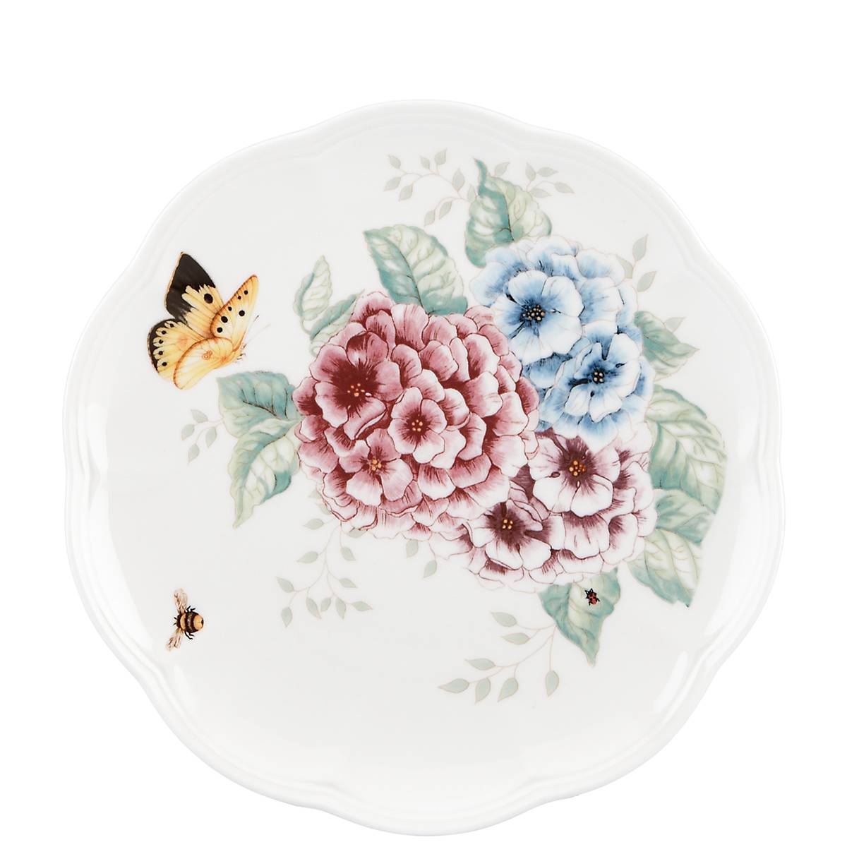 Alternative view of Butterfly Meadow Hydrangea Accent Plate