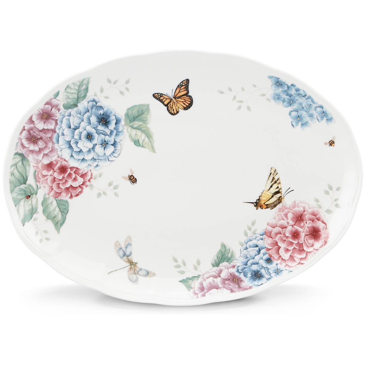 Butterfly Meadow Hydrangea Oval Platter - Image 4