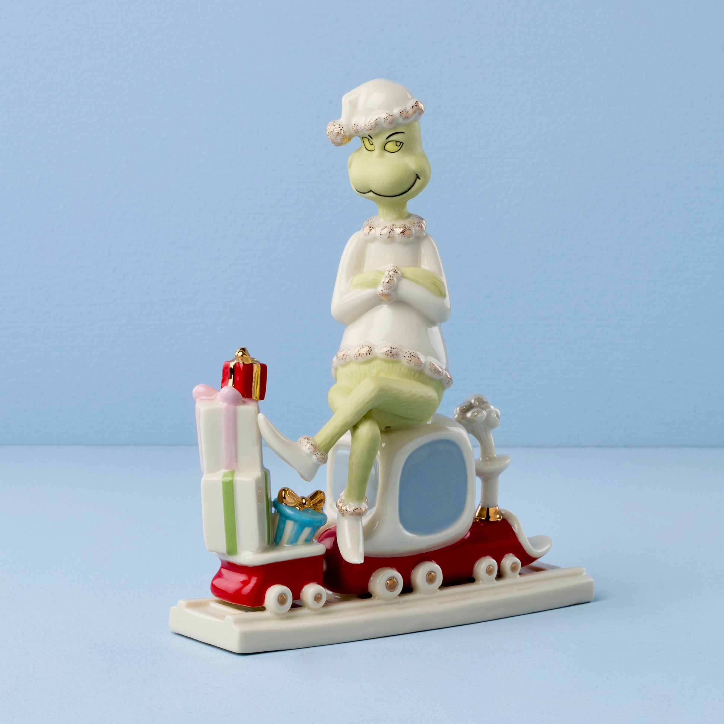 All Aboard With Mr. Grinch Figurine