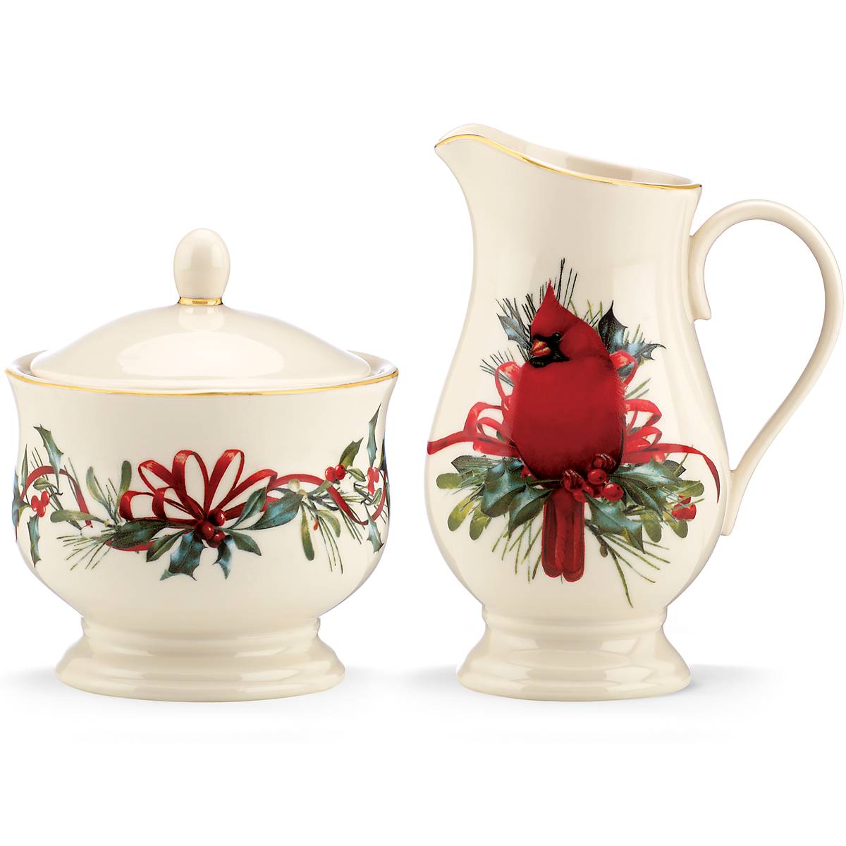 Alternative view of Winter Greetings Sugar & Creamer Set