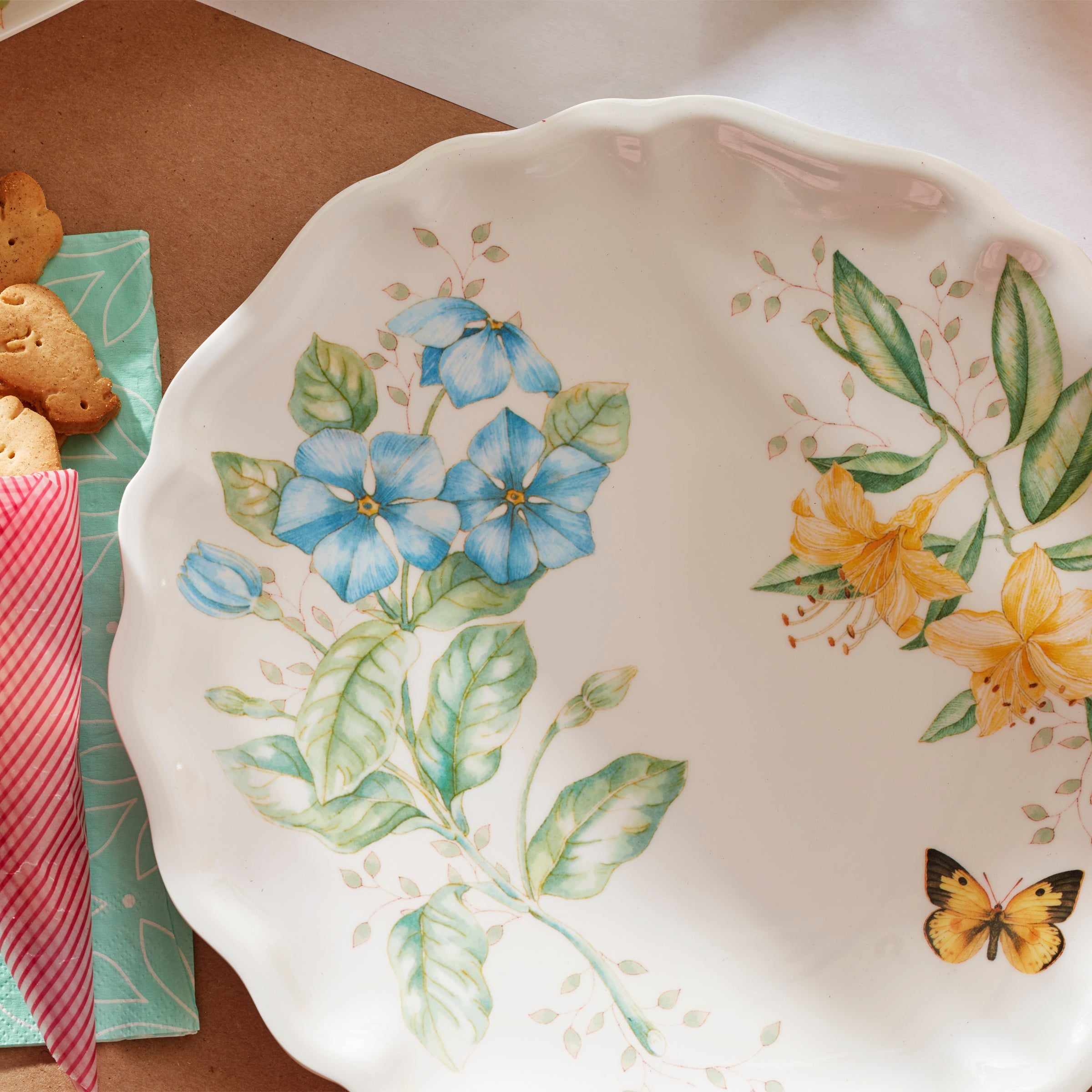 Butterfly Meadow Melamine Dinner Plates Set of 4 - Image 6