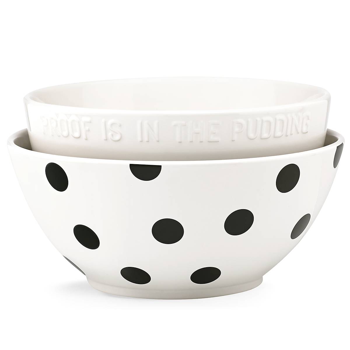 Alternative view of Deco Dot 2 Piece Mixing Bowl Set