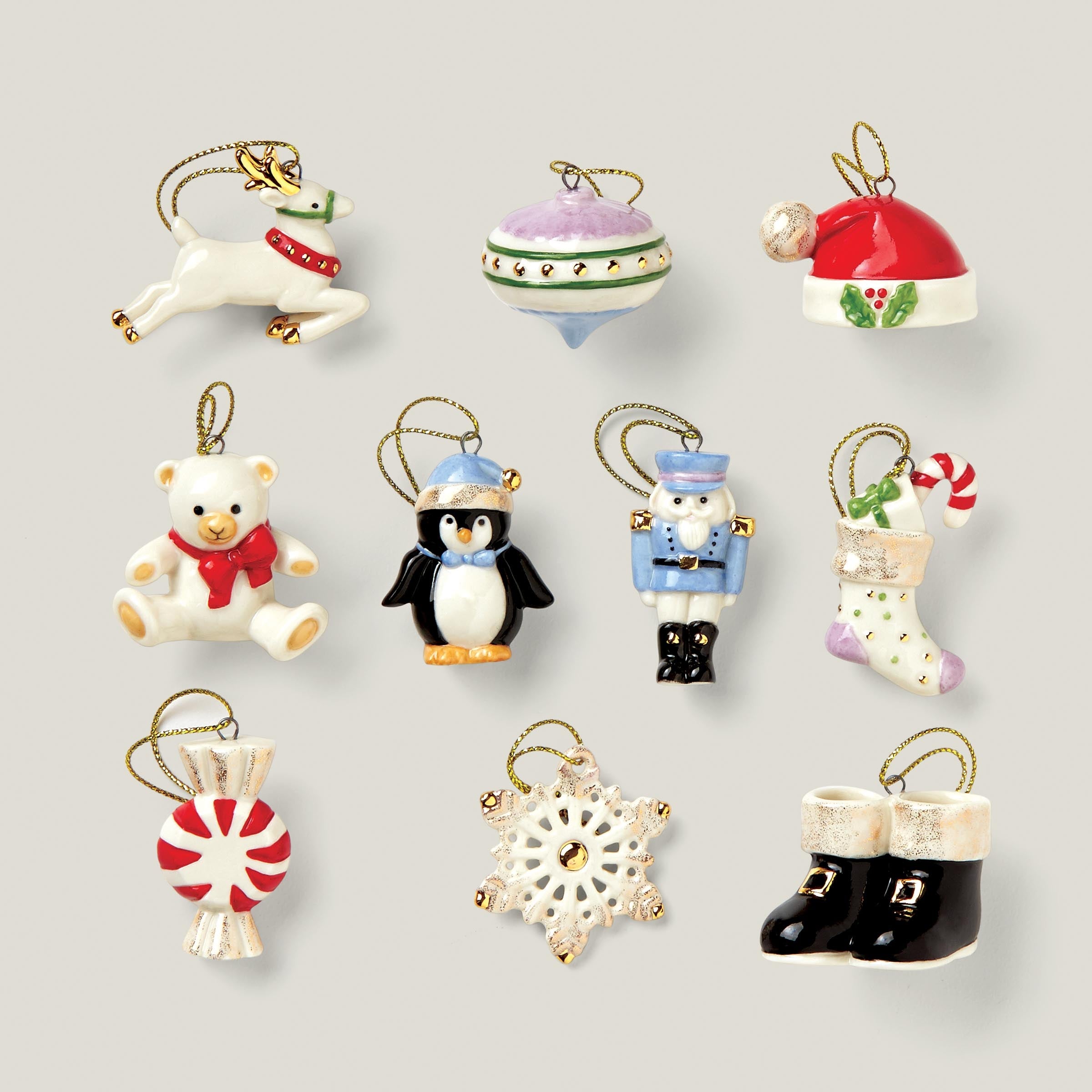 Christmas Memories 11 Piece Mini Ornament & Tree Set - Image 2
