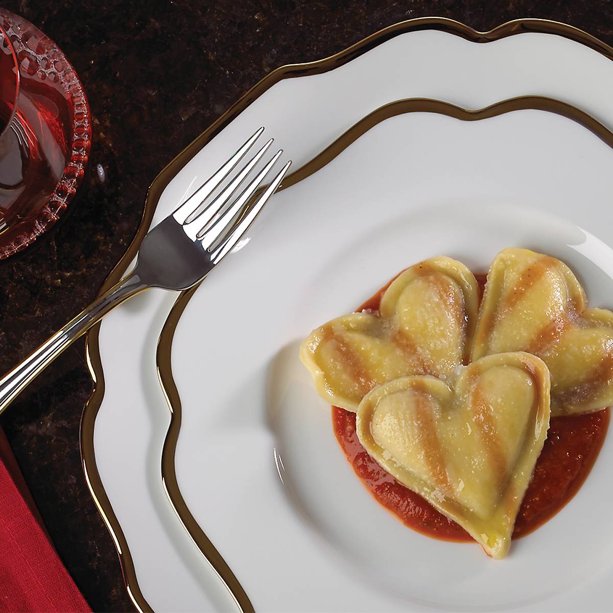 Alternative view of Contempo Luxe 4 Piece Place Setting