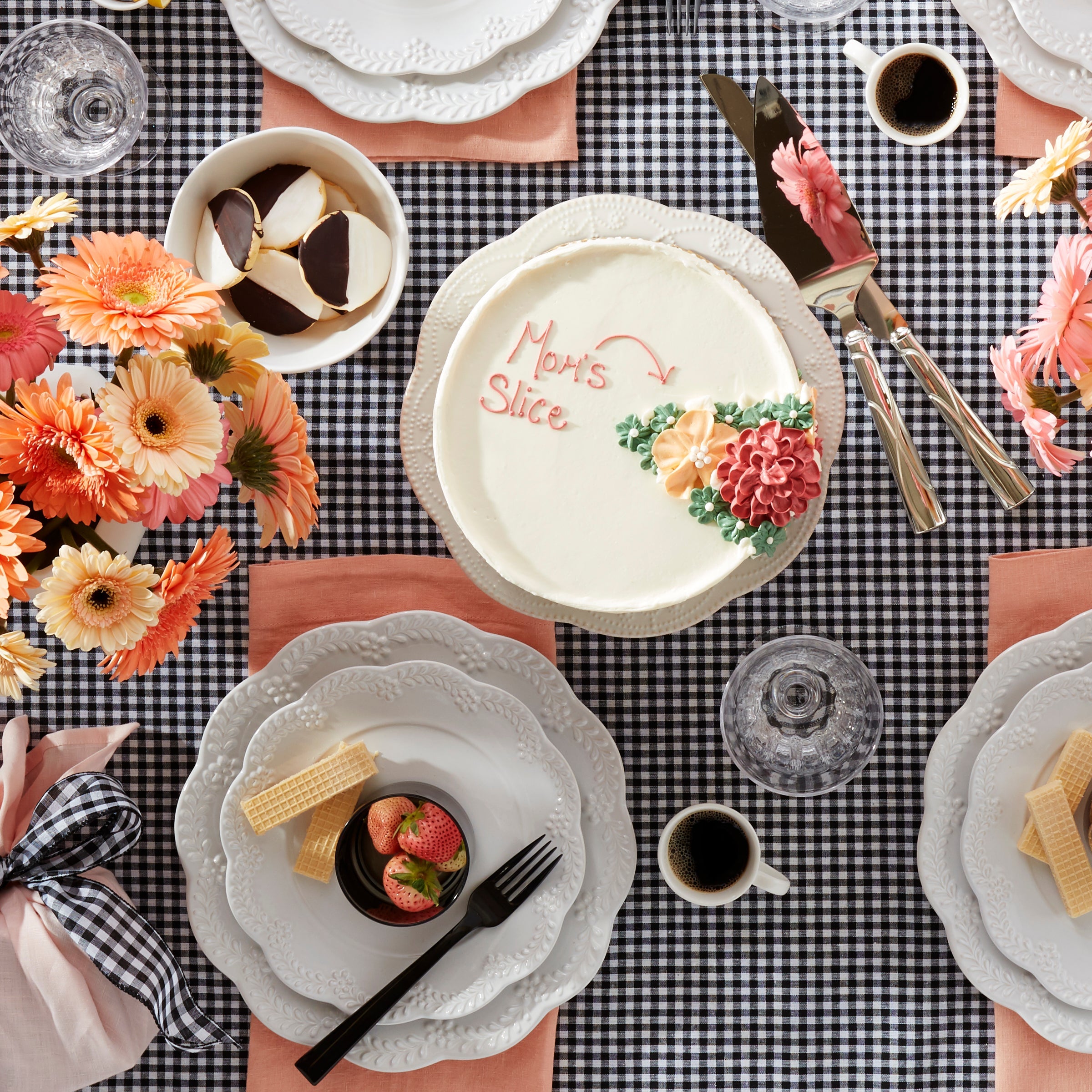 Chelse Muse Floral White 12 Piece Dinnerware Set - Image 4