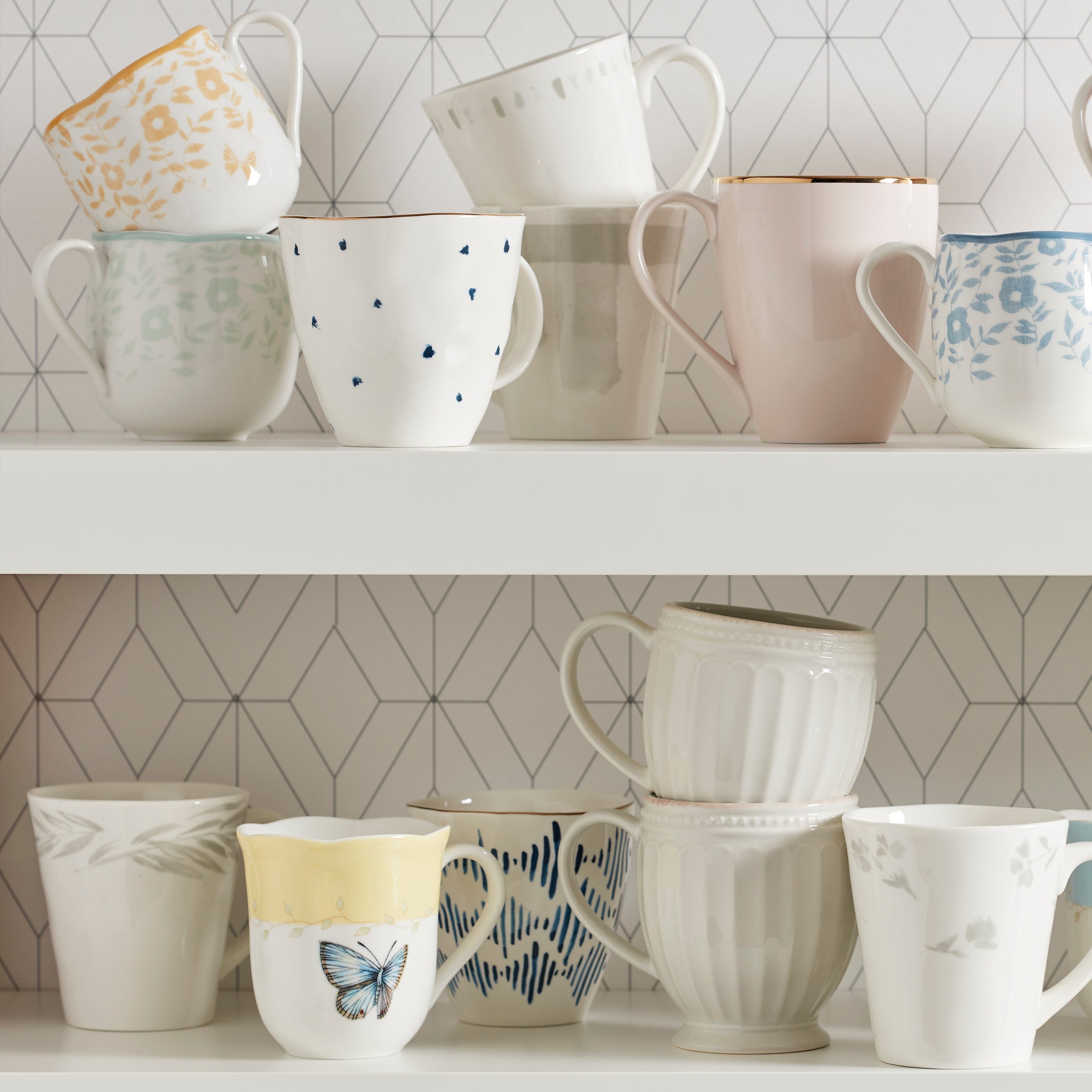 Oyster Bay Assorted Mugs Set of 4 - Image 4