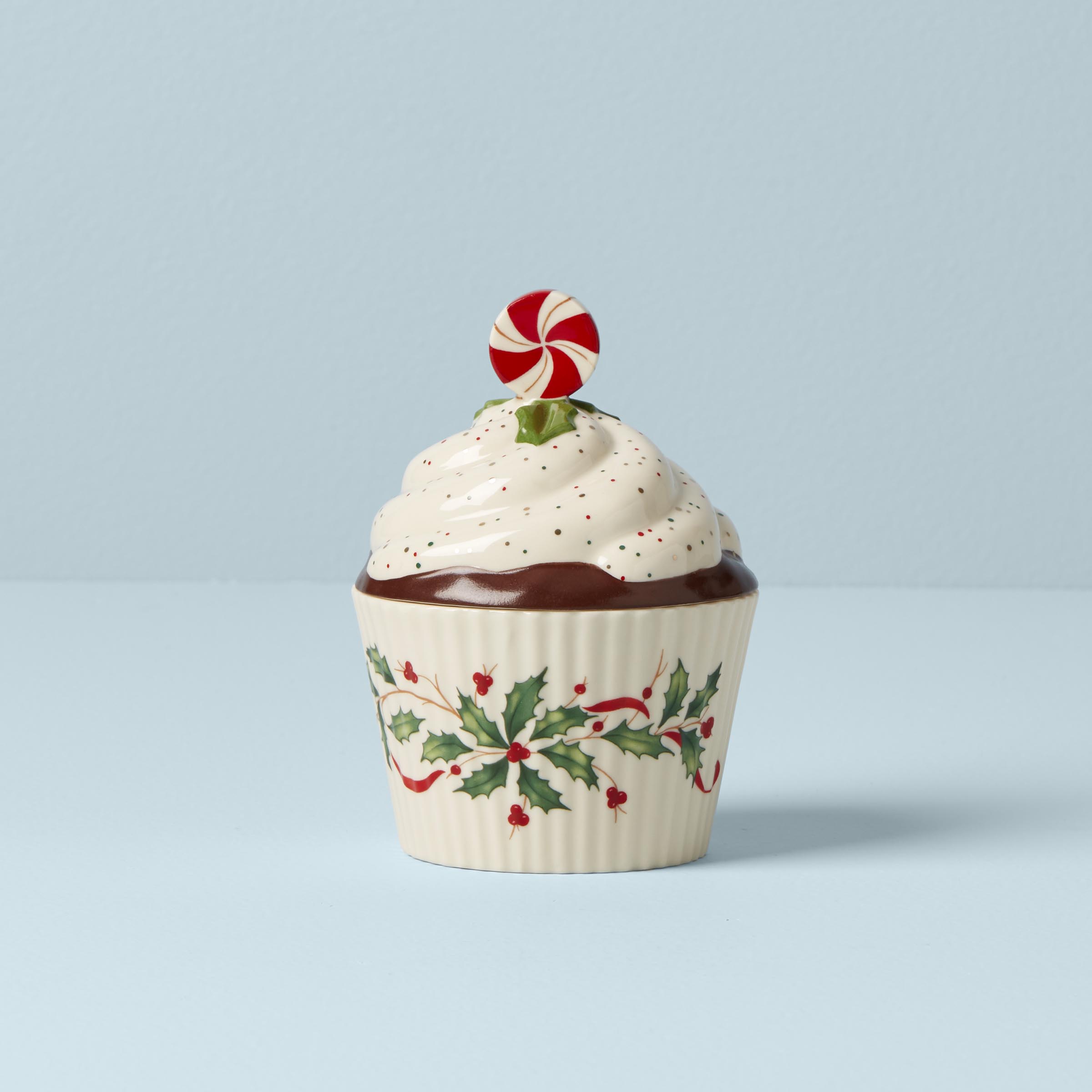 Alternative view of Holiday Bakeshop Cupcake Candy Dish