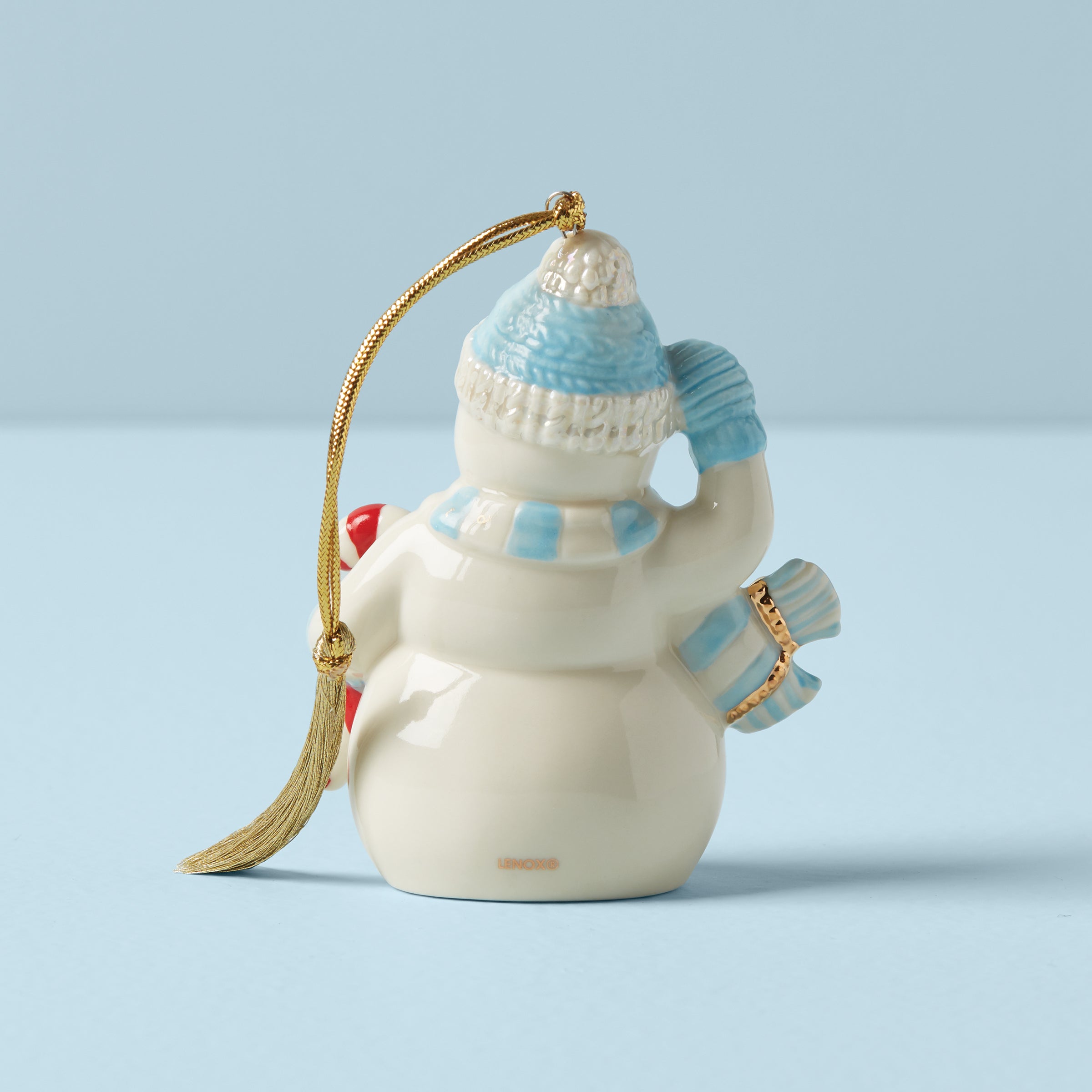 Alternative view of Personalized Winter Snowman Ornament