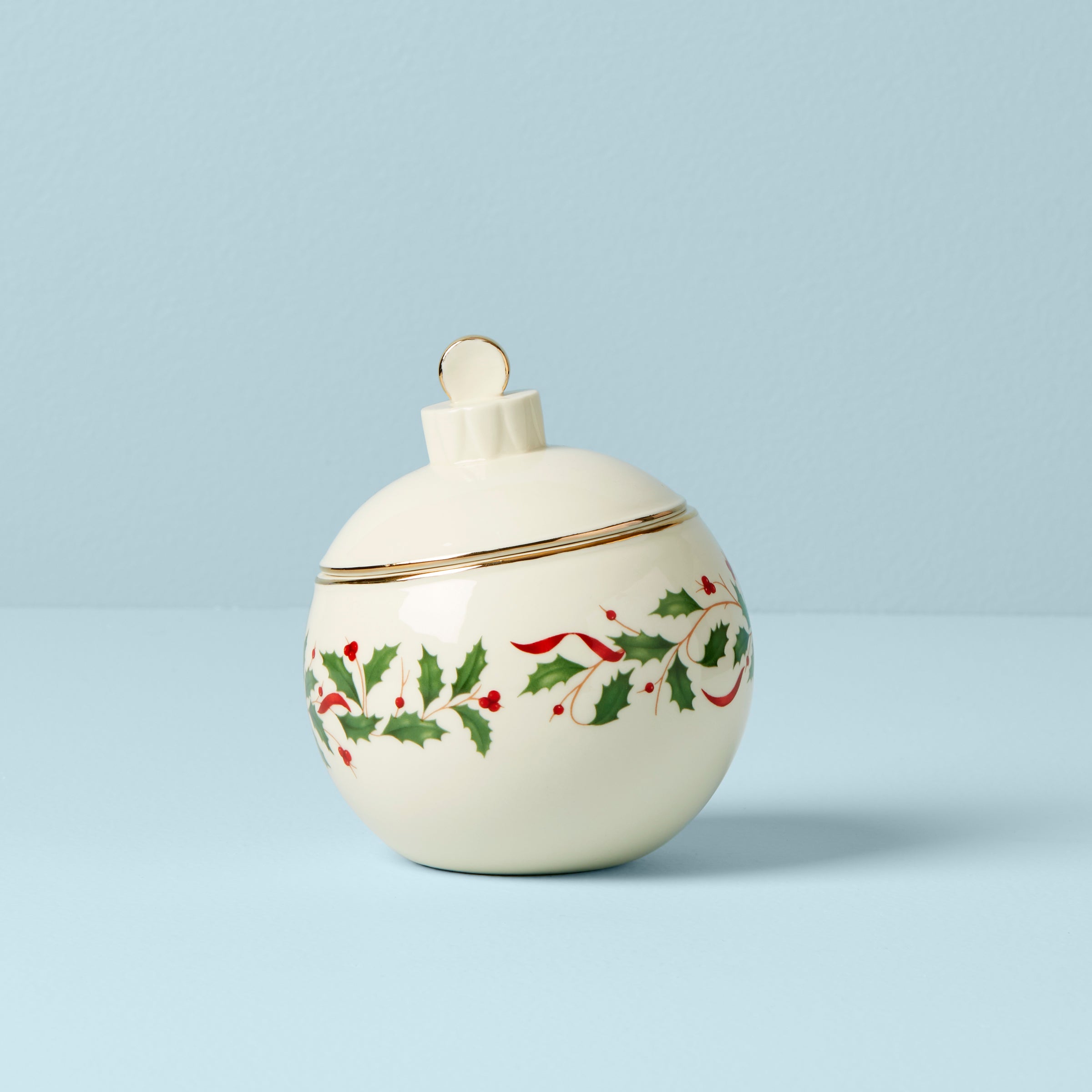 Alternative view of Holiday Ornament Candy Jar