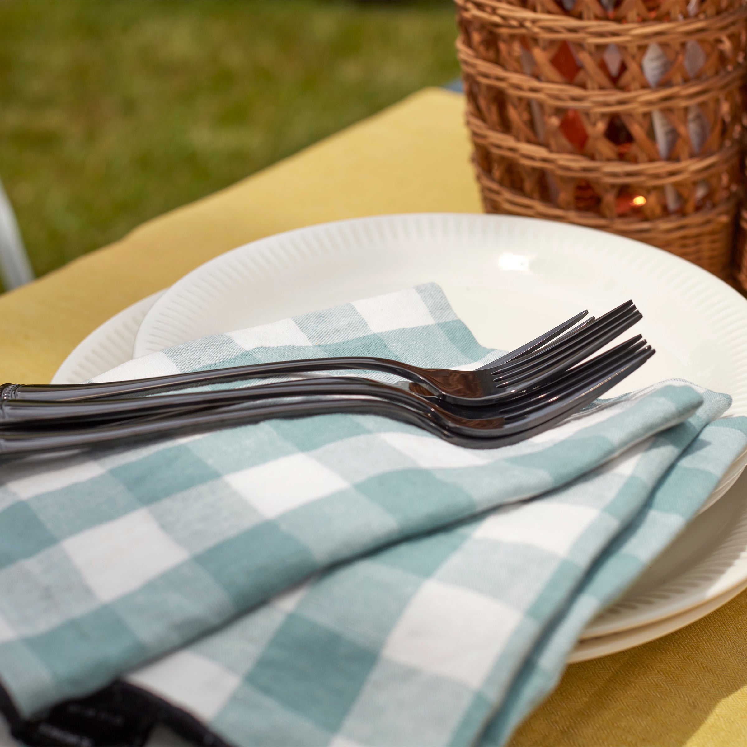 Profile White Dinner Plates Set of 4 - Image 3