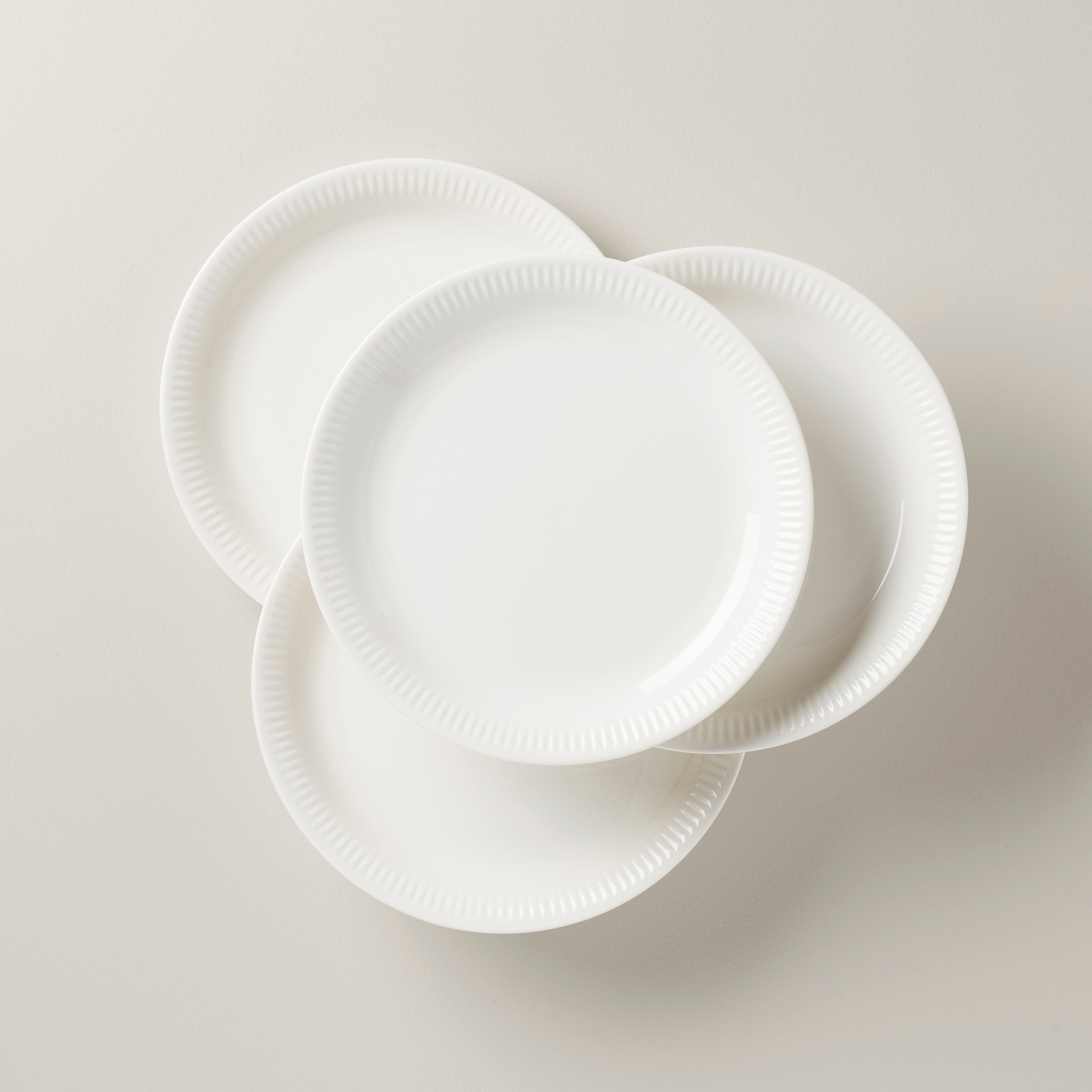 Profile White Dinner Plates   Set of 4