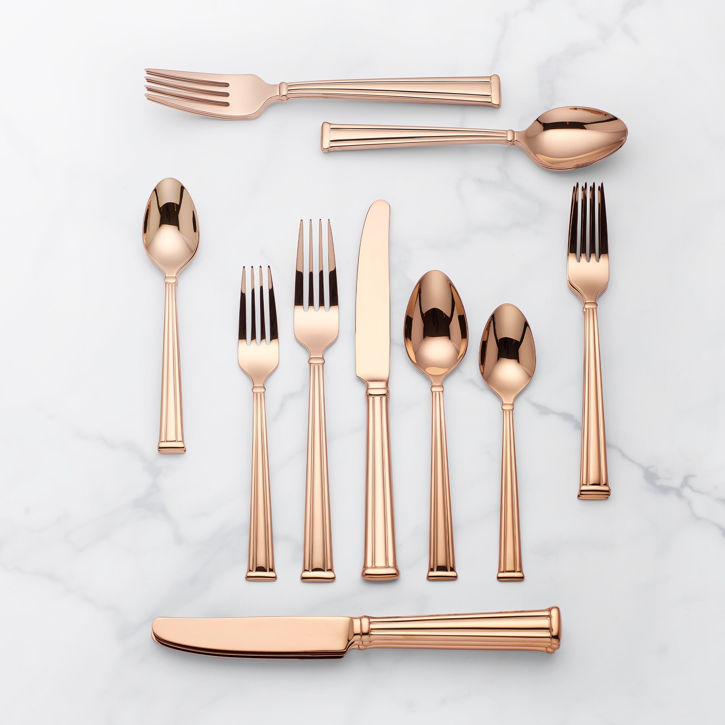 Alternative view of Cantwell Gold 20 Piece Flatware Set