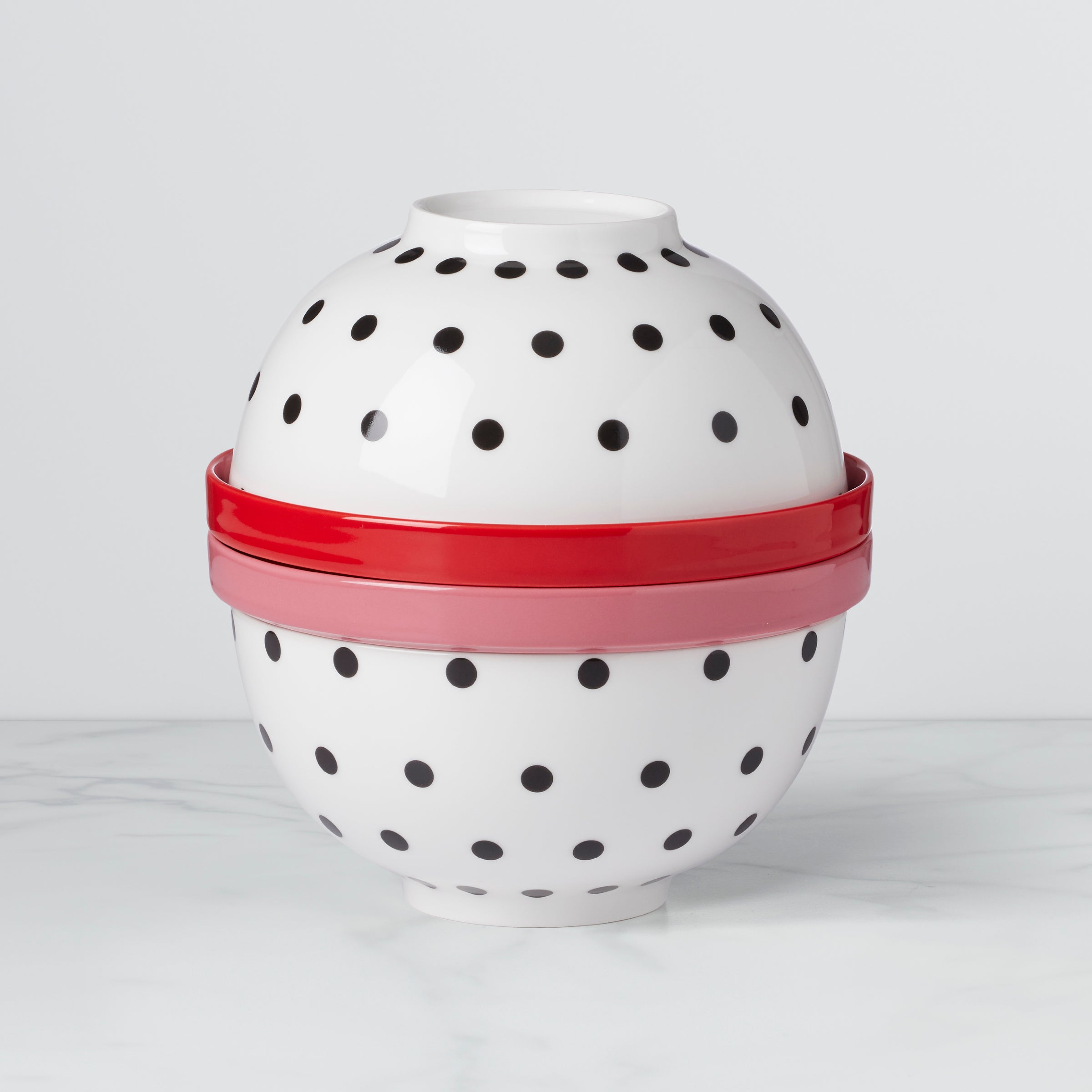 On The Spot 8 Piece Nesting Dinnerware Set