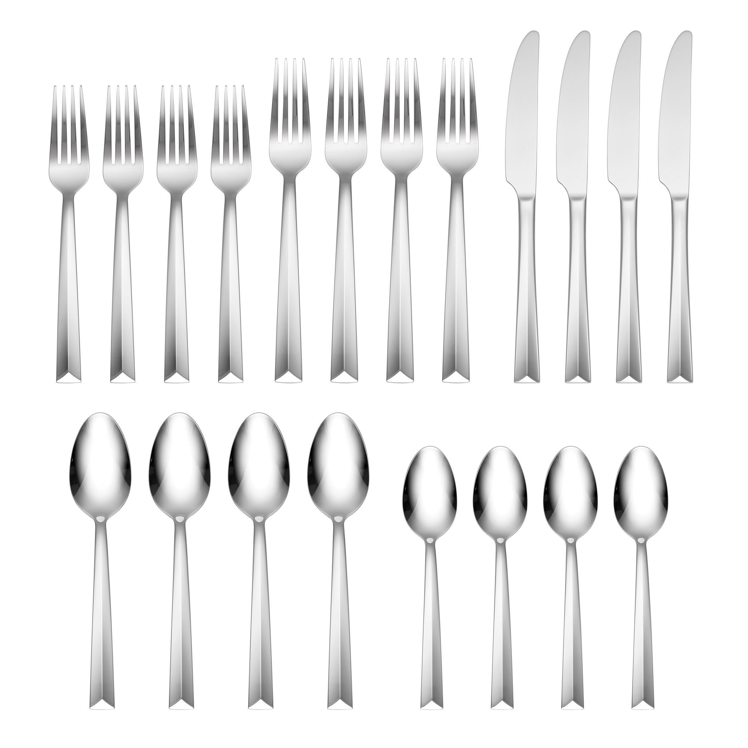 Alternative view of Moxie 20 Piece Flatware Set