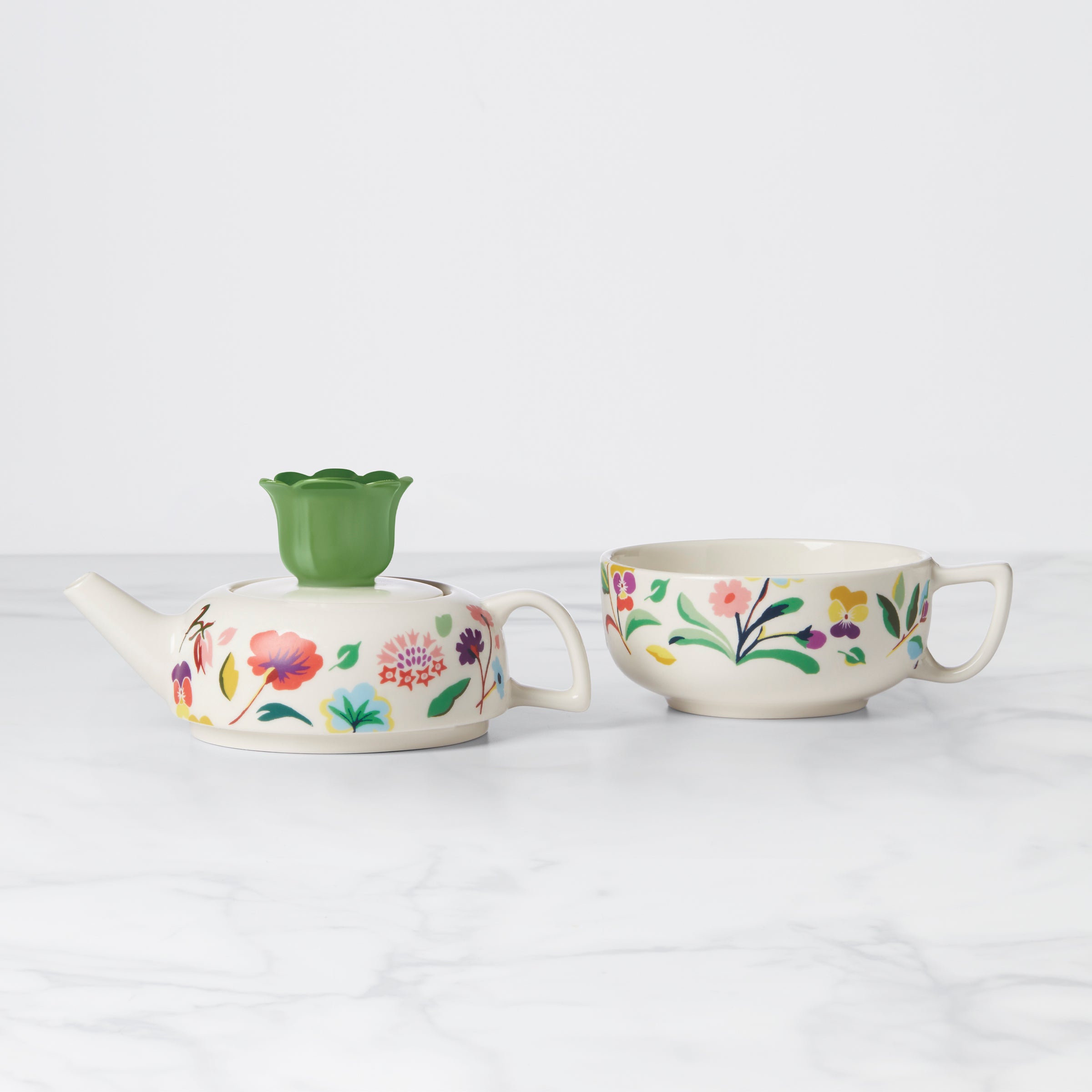 Alternative view of Garden Floral Tea For One