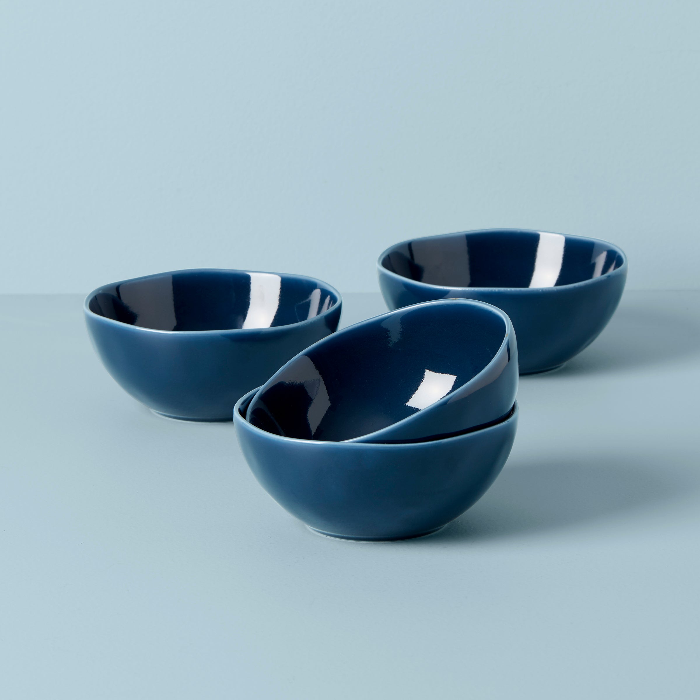 Bay Colors Blue All Purpose Bowls   Set of 4