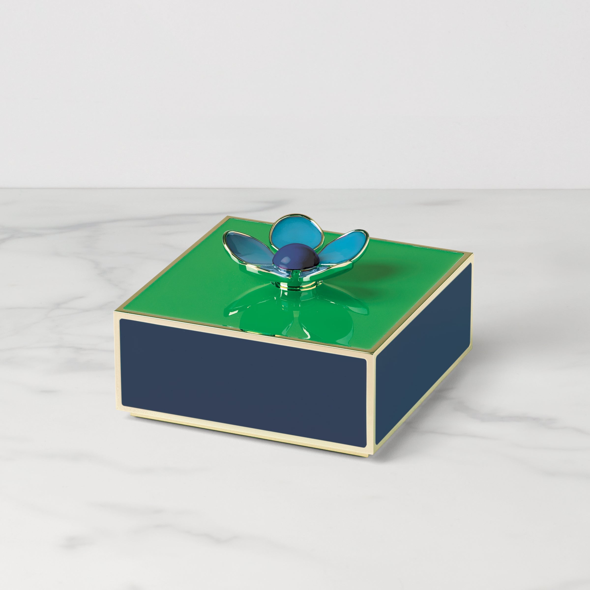 Make It Pop Floral Box Green/Navy