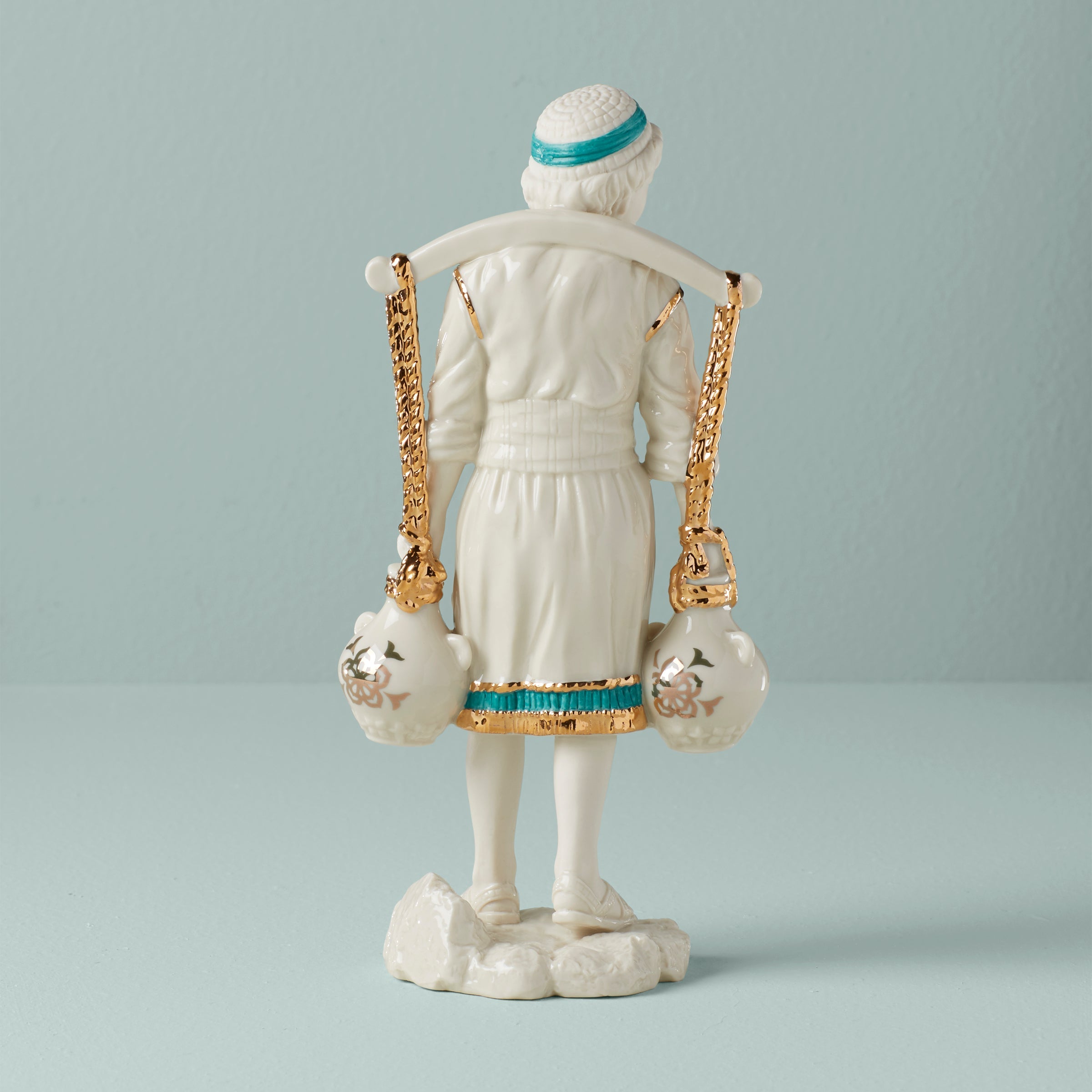 Alternative view of First Blessing Water Boy Figurine