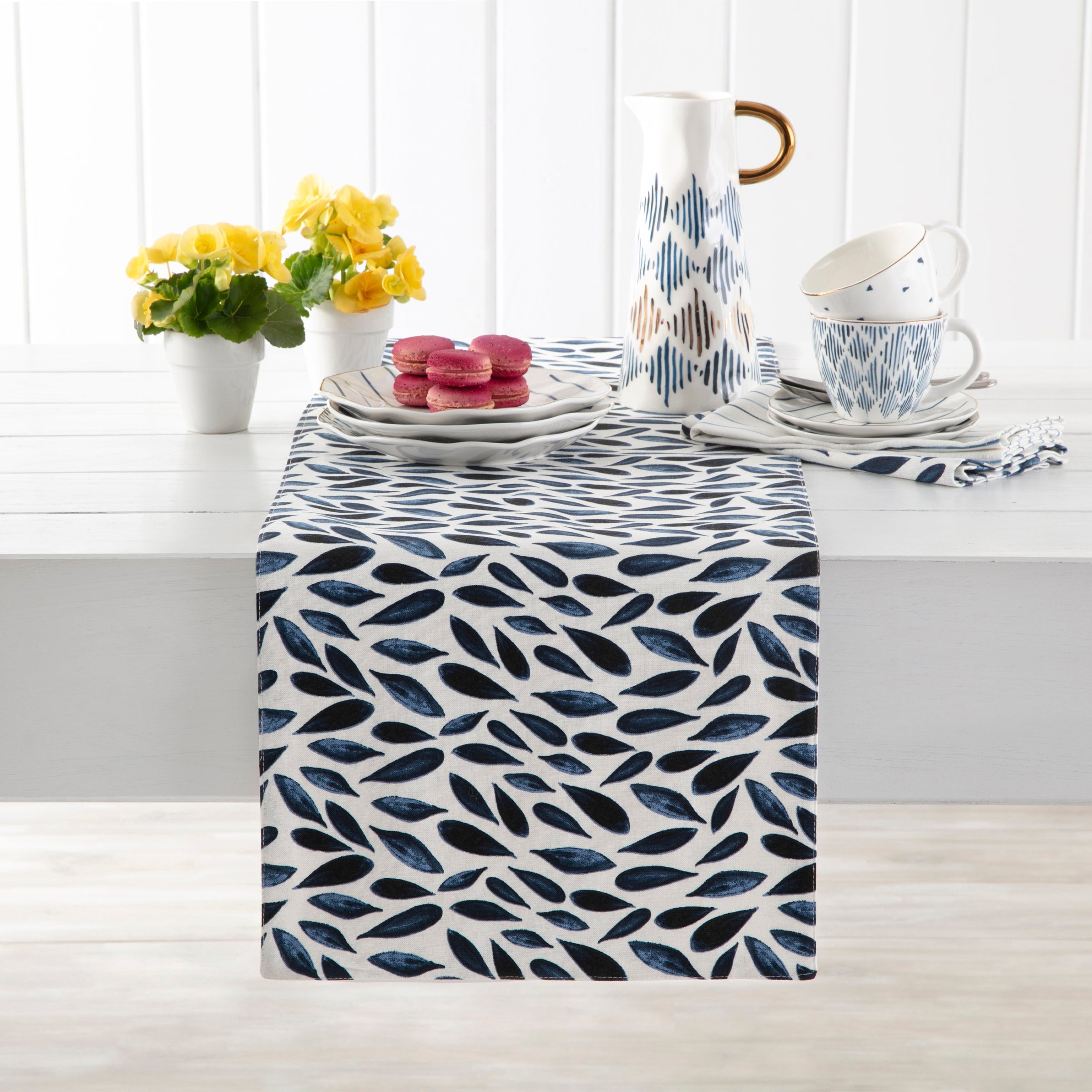 Alternative view of Blue Bay Reversible Table Runner