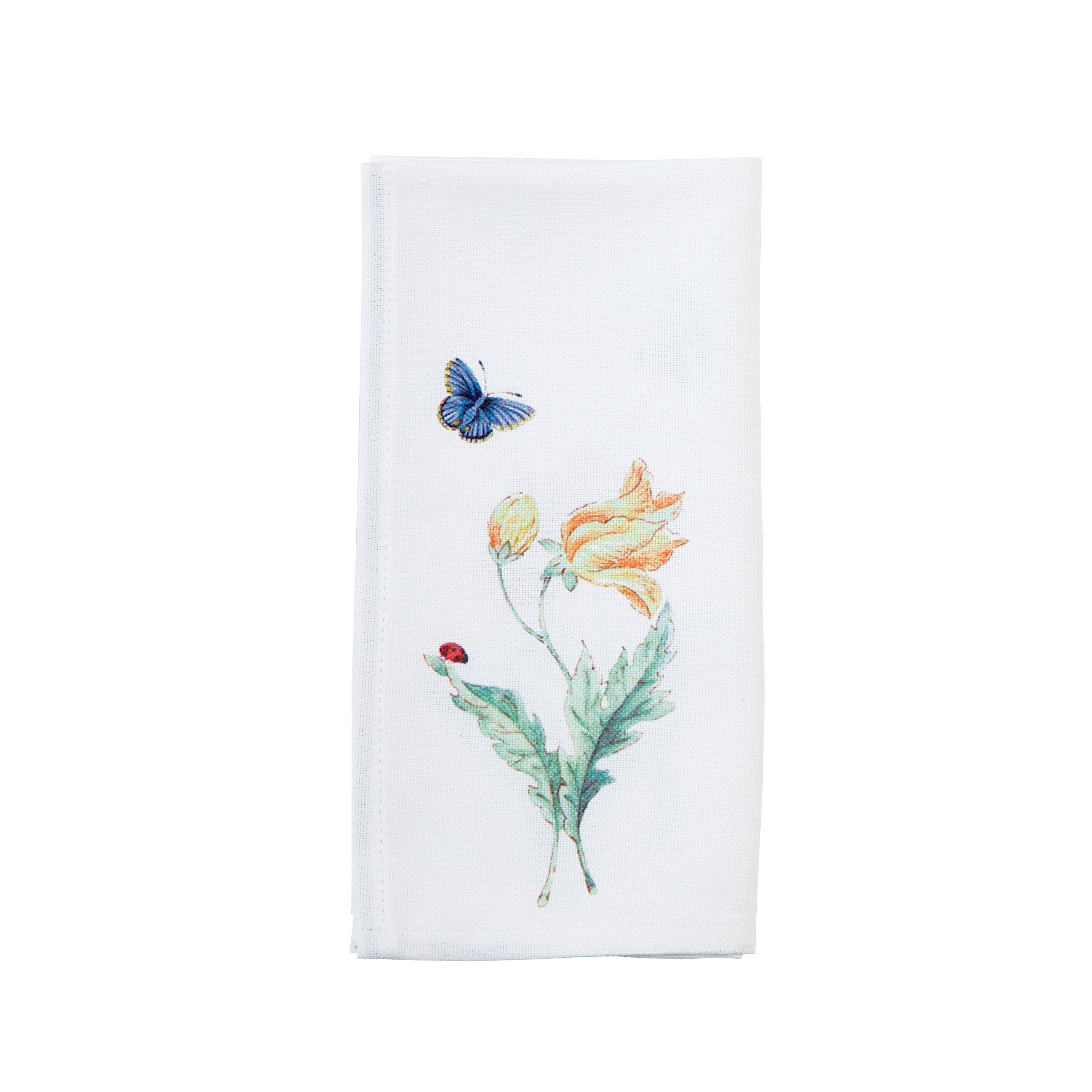 Alternative view of Butterfly Meadow Garden Napkin