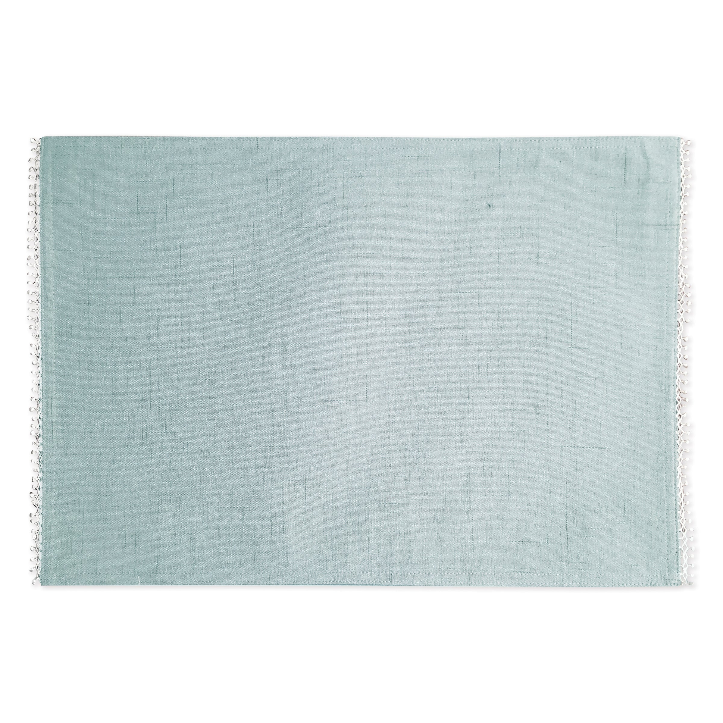 Alternative view of French Perle Ice Blue Placemat