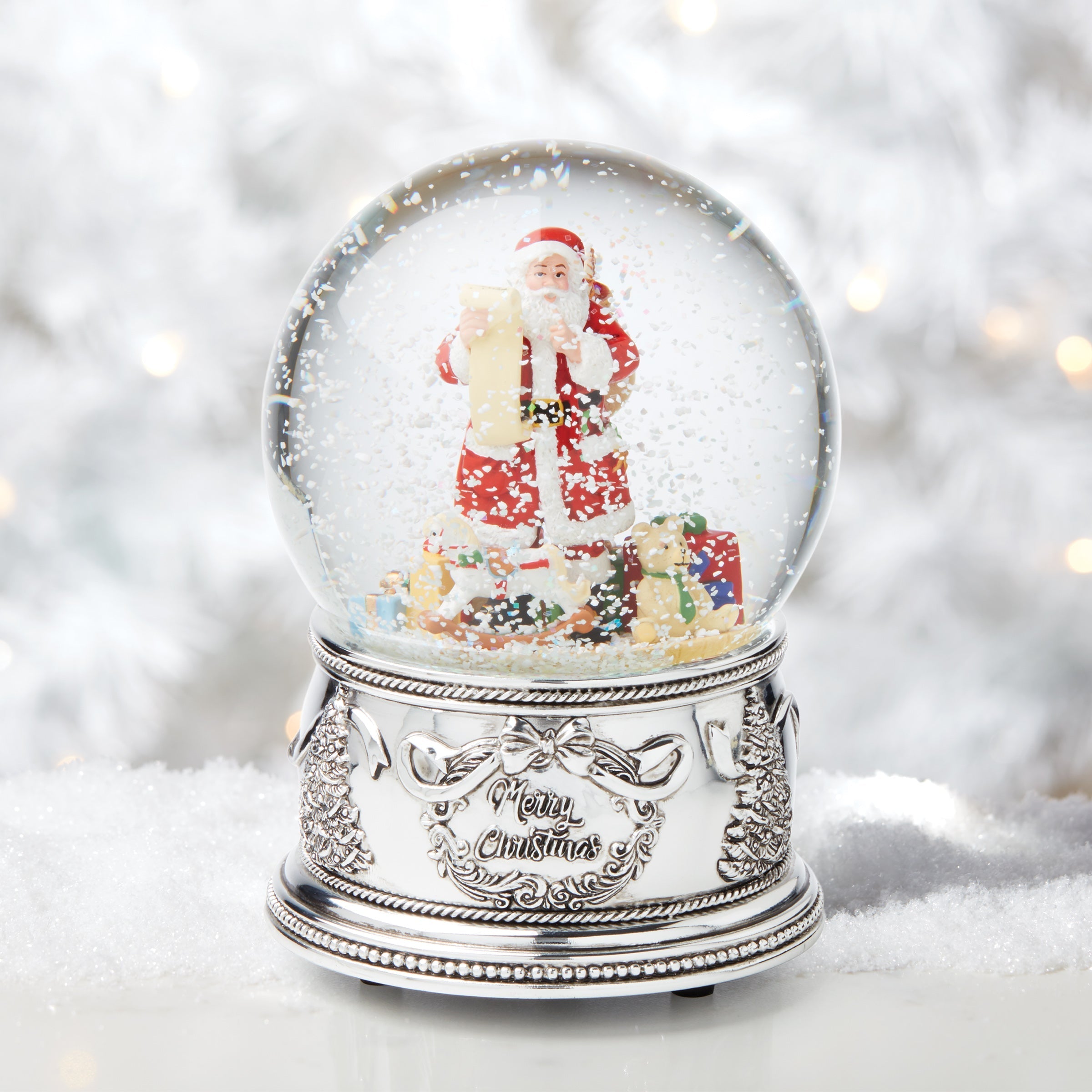 Winter Traditions Santa Snow Globe - Image 3