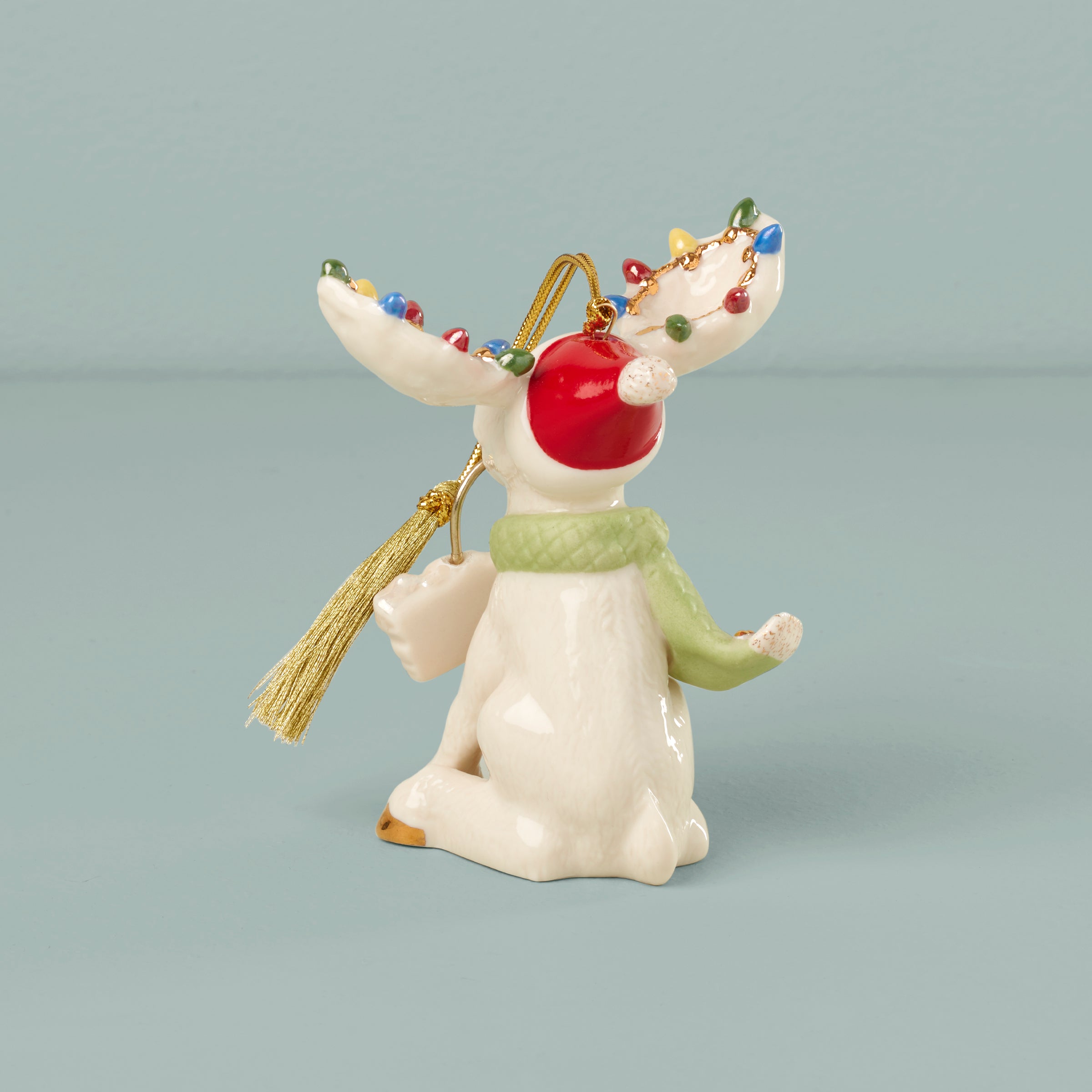 Alternative view of Personalized Marcel The Moose Ornament