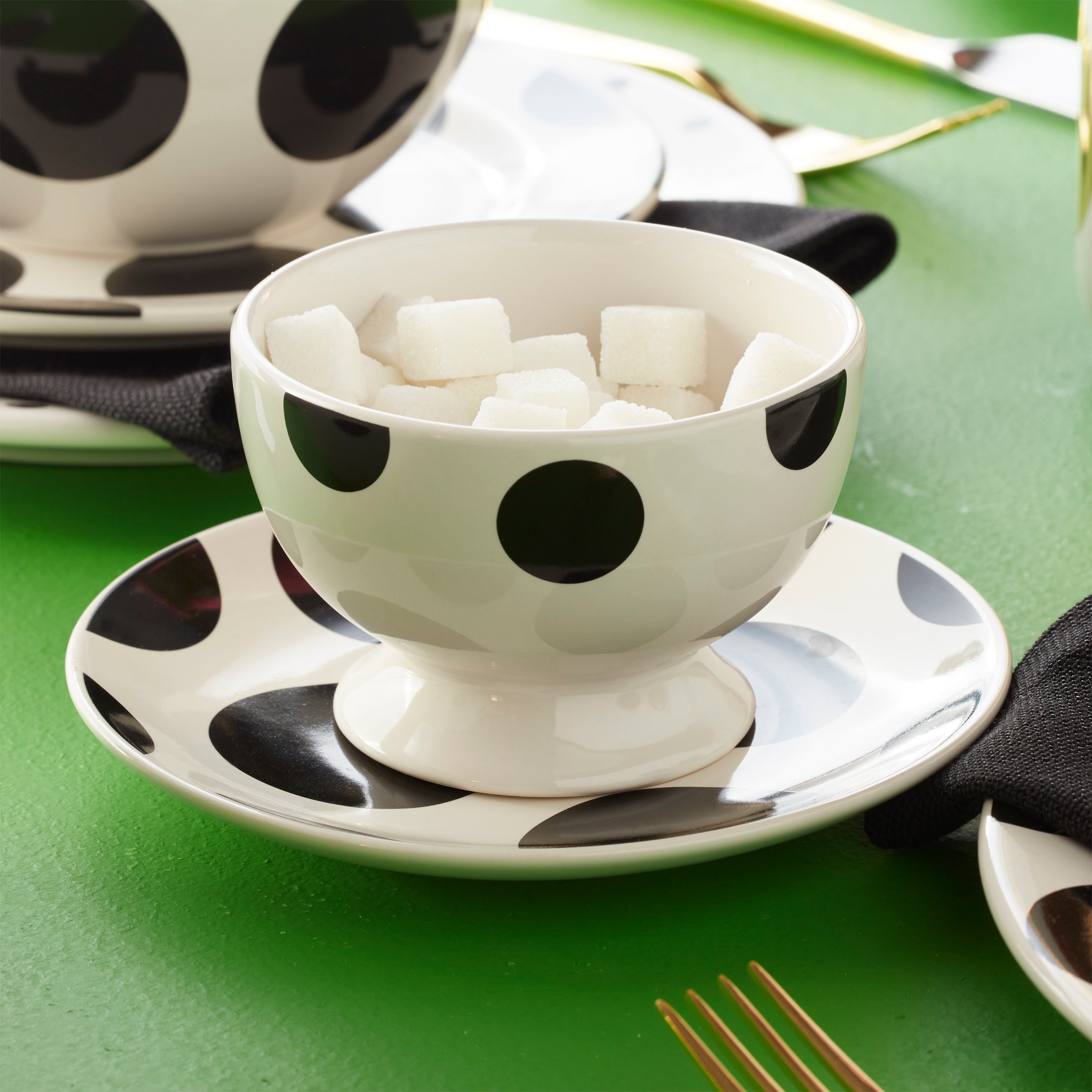 Alternative view of On The Dot Assorted Footed Dessert Bowls   Set of 4