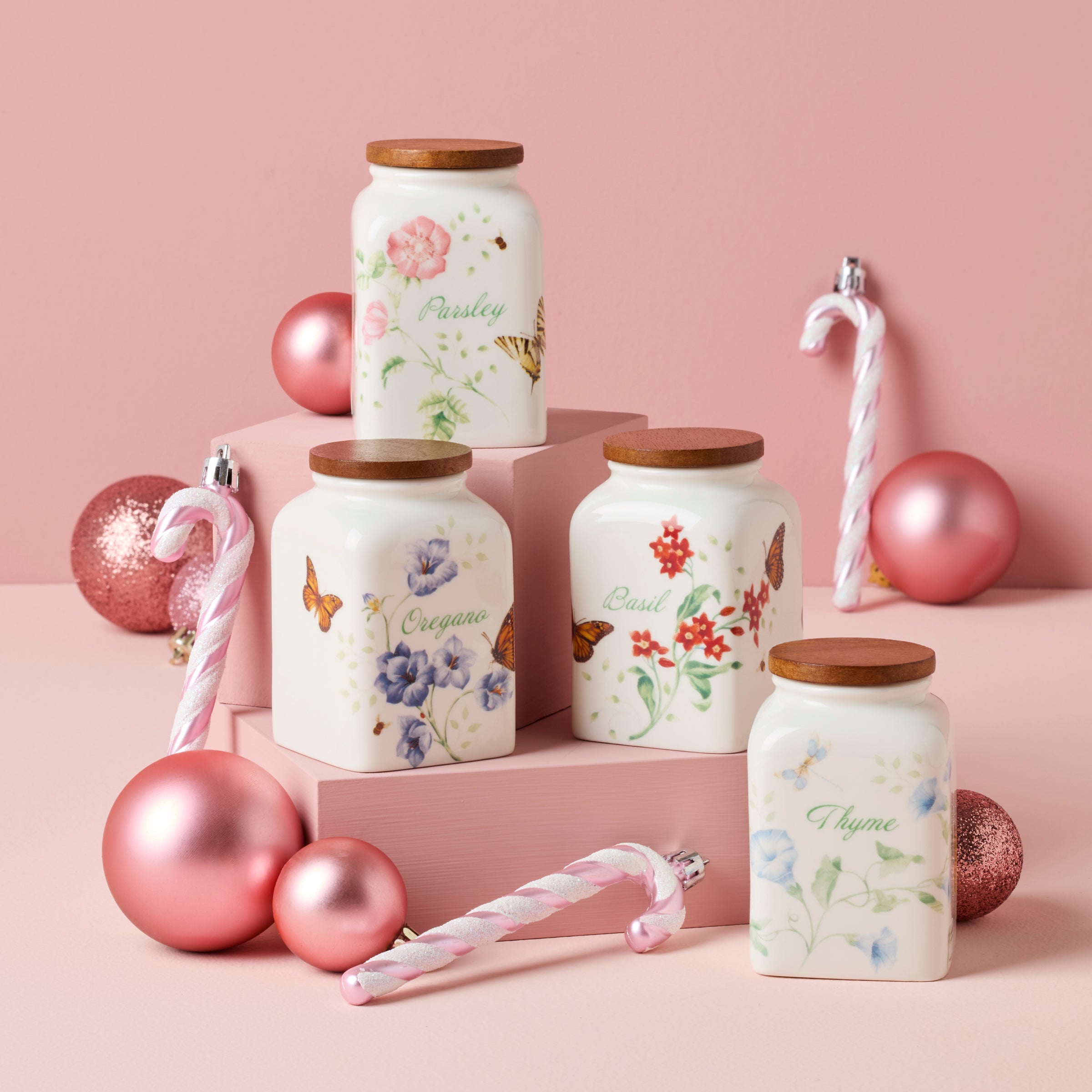 Alternative view of Butterfly Meadow Cooking Spice Jars   Set Of 4