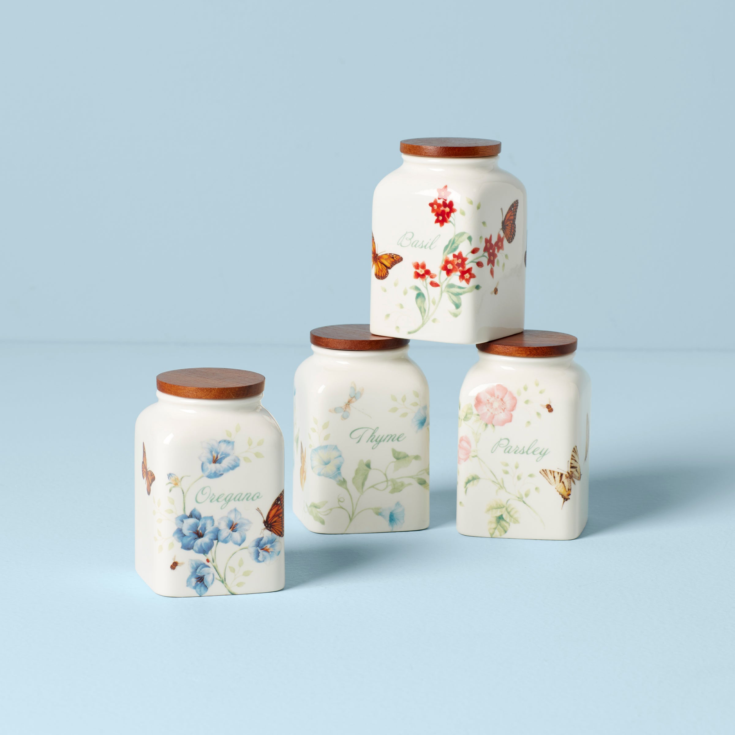 Butterfly Meadow Cooking Spice Jars Set Of 4