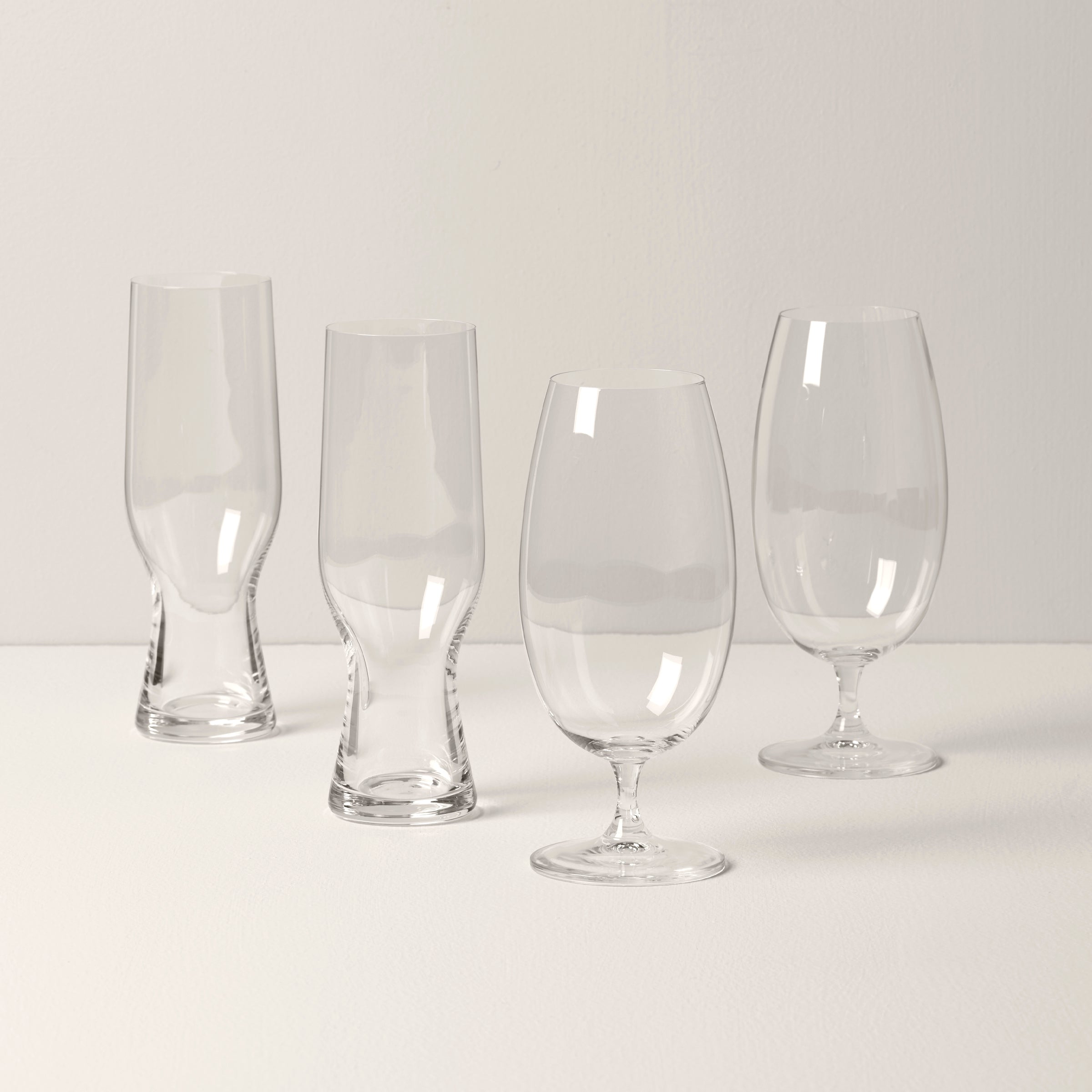 Tuscany Classics Assorted Beer Glasses   Set Of 4