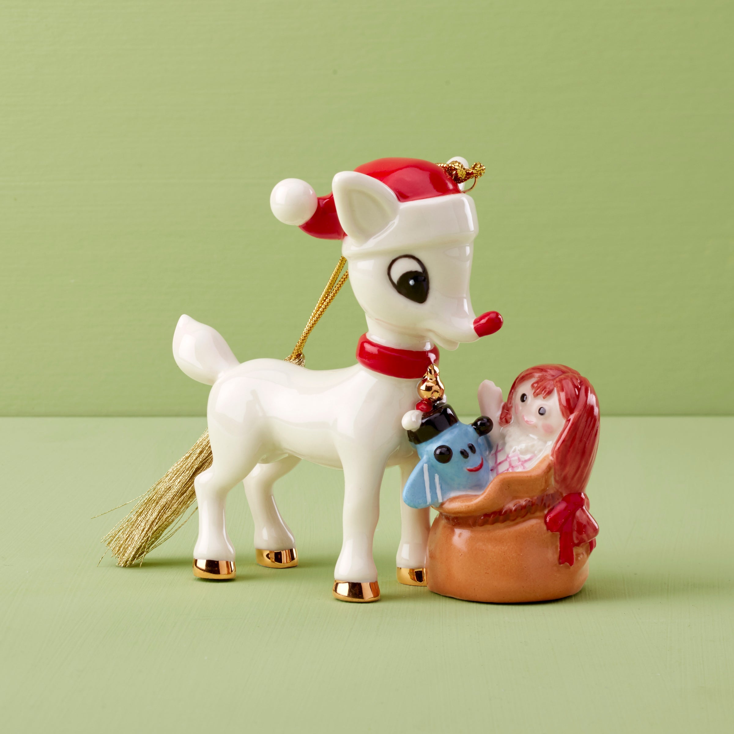 Rudolph Delivering Toys Ornament