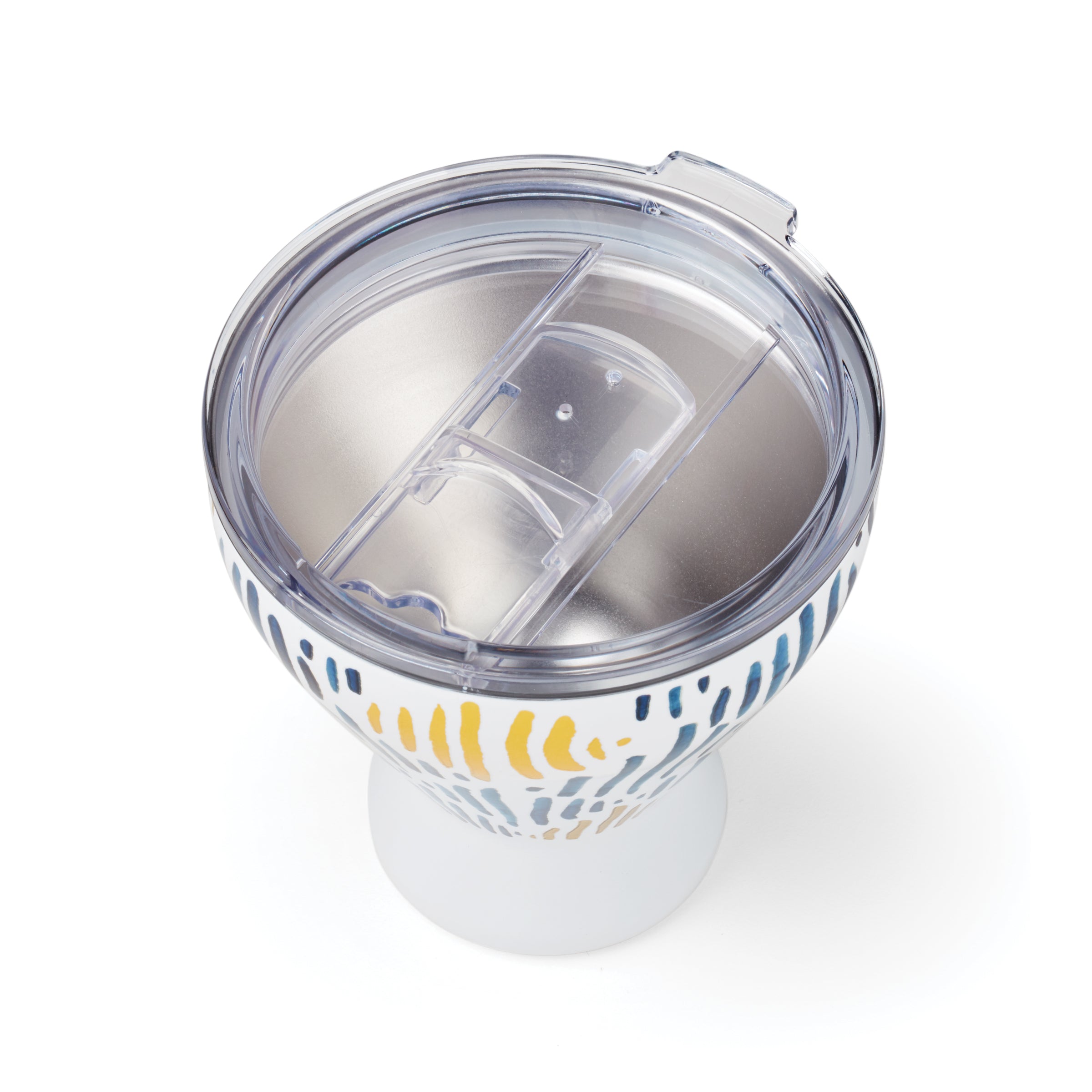 Blue Bay Ikat Stainless Steel Cocktail Tumbler - Image 3